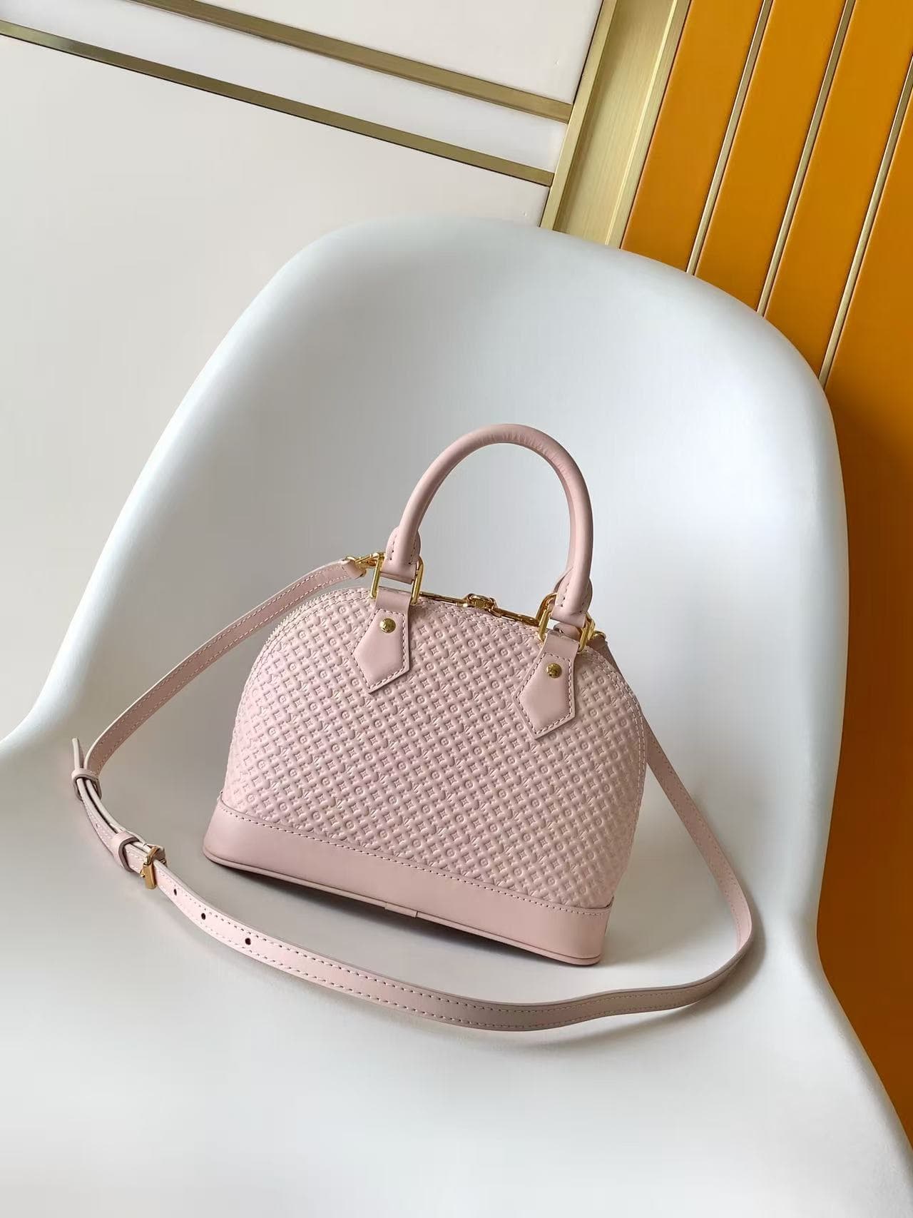 Louis Vuitton Alma BB Light Bliss Calfskin leather M29416 High