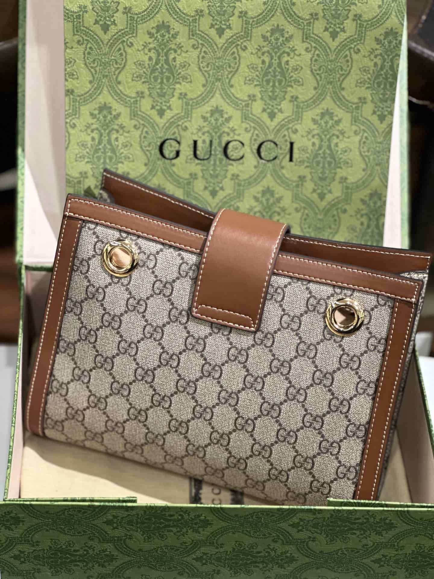 GUCCI PADLOCK MEDIUM TOTE BAG ‎498156