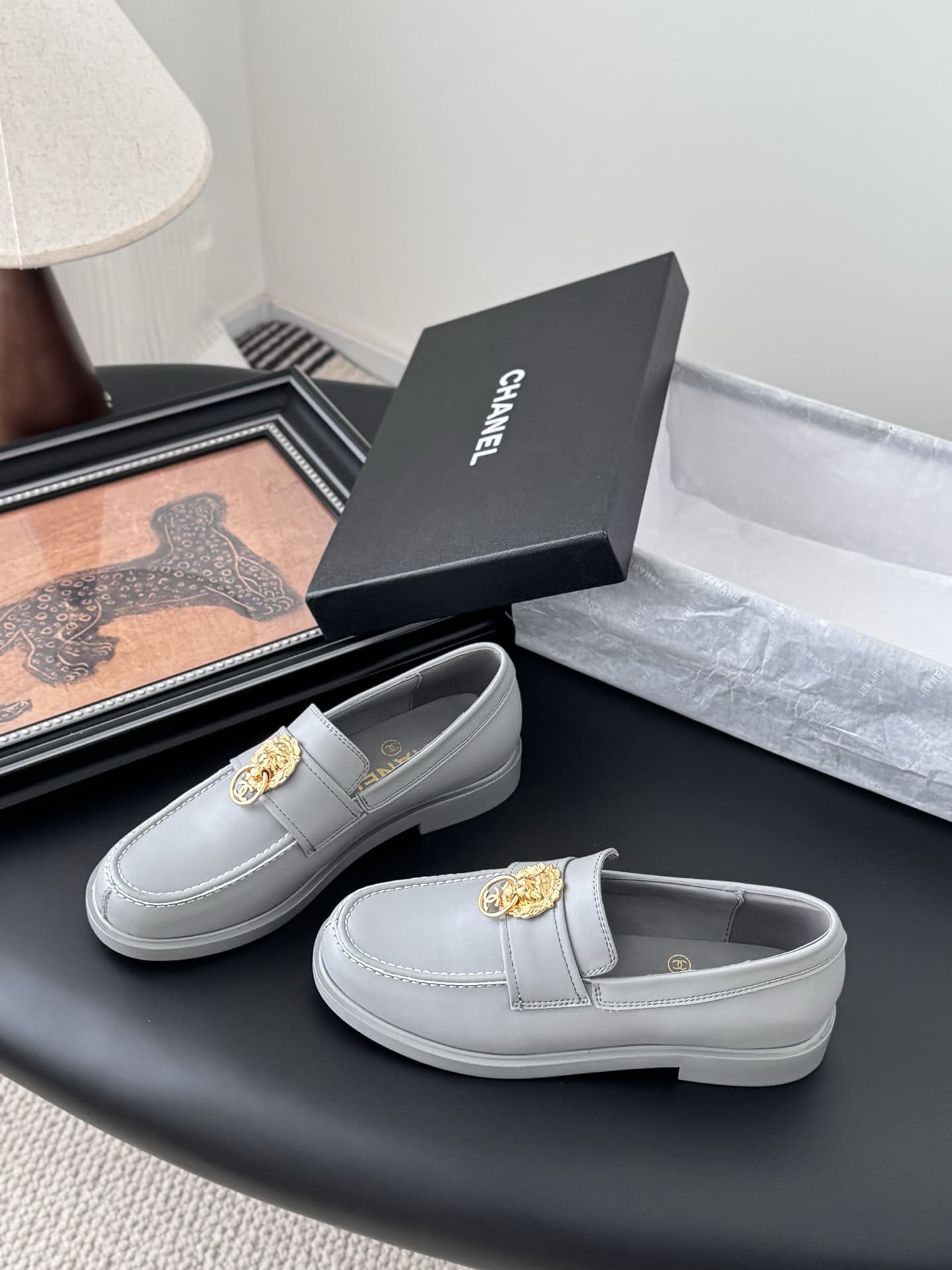 Chanel Patentsuede Loafers shoes Women