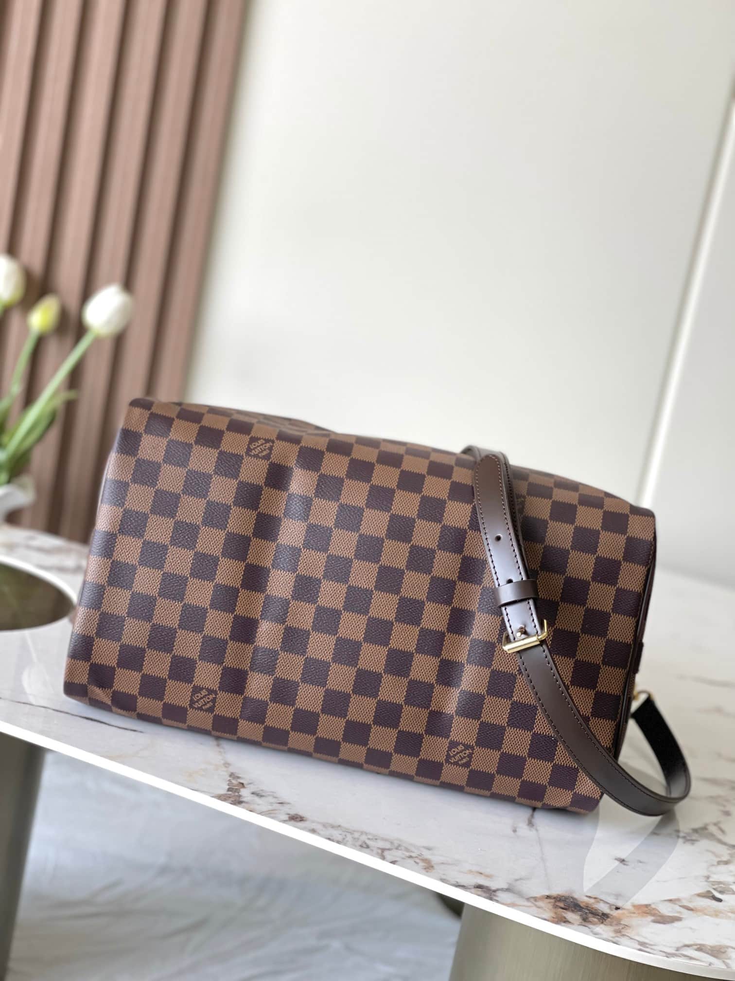 Louis Vuitton Speedy Bandoulière 35 Bag Damier Ebene N41366 High