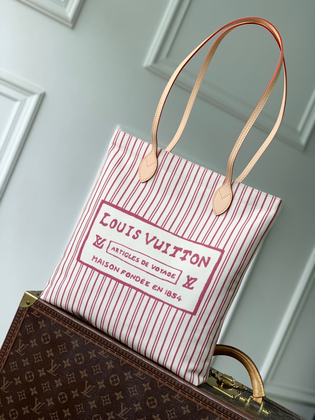 Louis Vuitton Carry It tote bag x Grace Coddington cotton canvas M15121 High