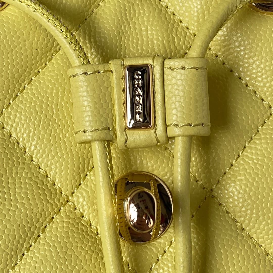 Chanel Urban Spirit Backpack Grained Calfskin & Gold-Metal AS4059 Yellow A