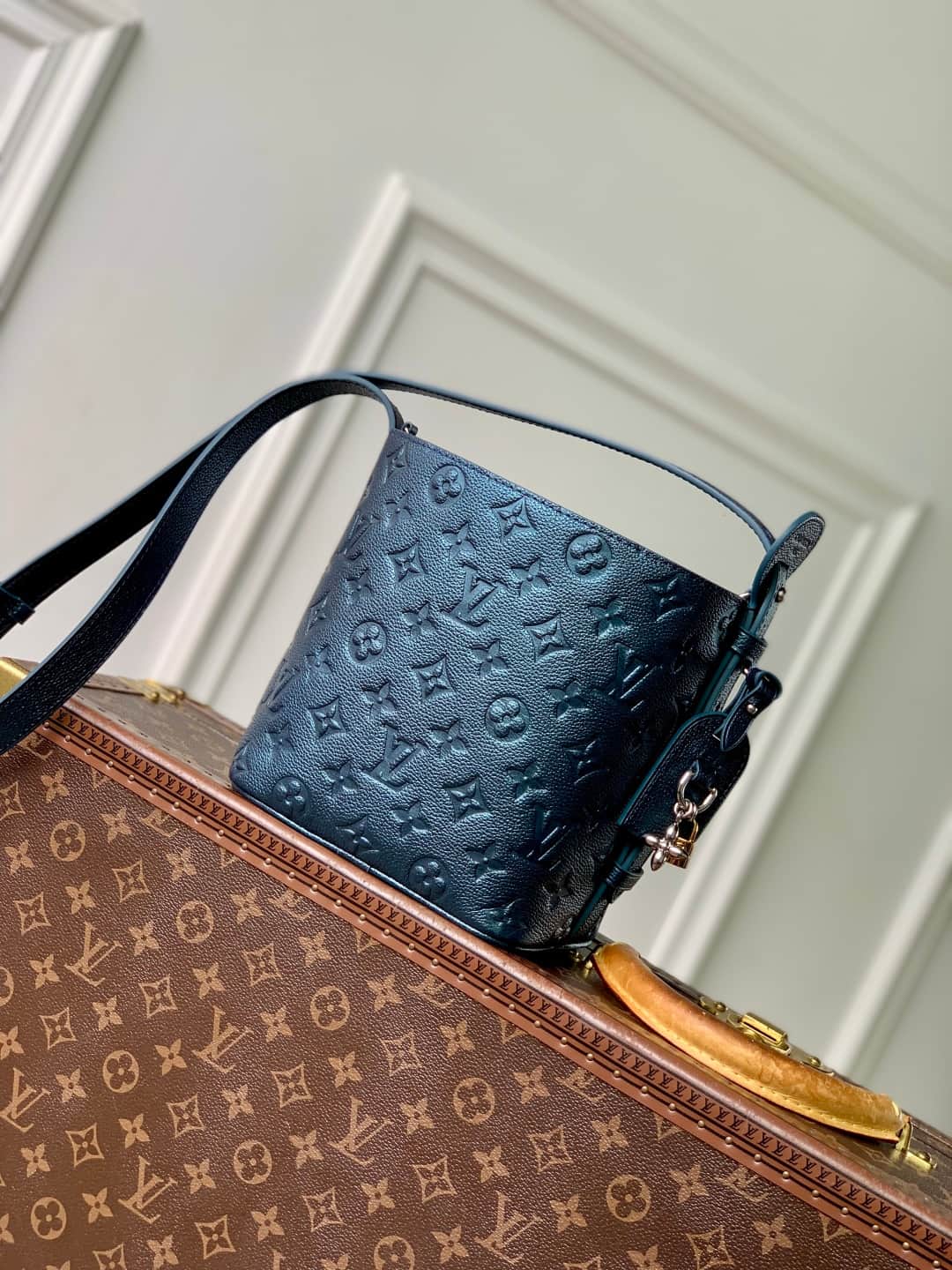 Louis Vuitton All In BB Cowhide leather M26430 Shimmery Ink High