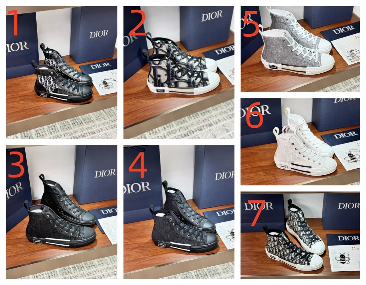 Dior B23 League High-Top Sneaker shoes Men Women