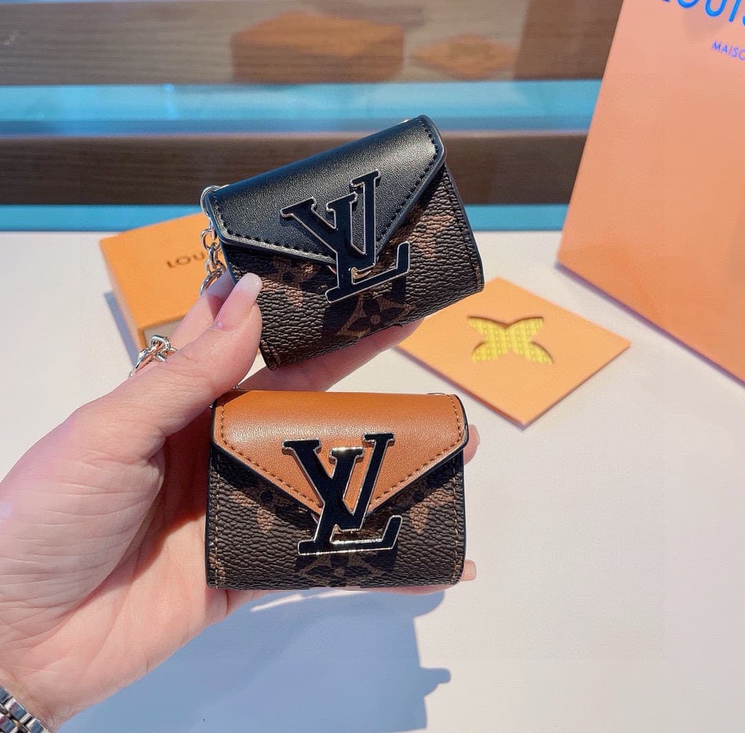Louis Vuitton monogram canvas AirPods case