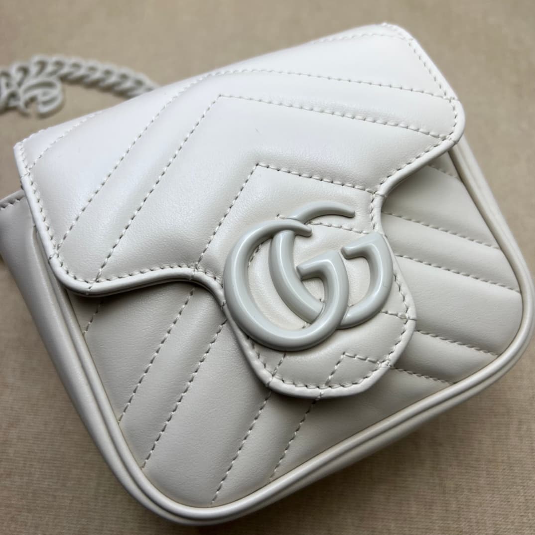 Gucci GG Marmont belt bag ‎739599 beige High