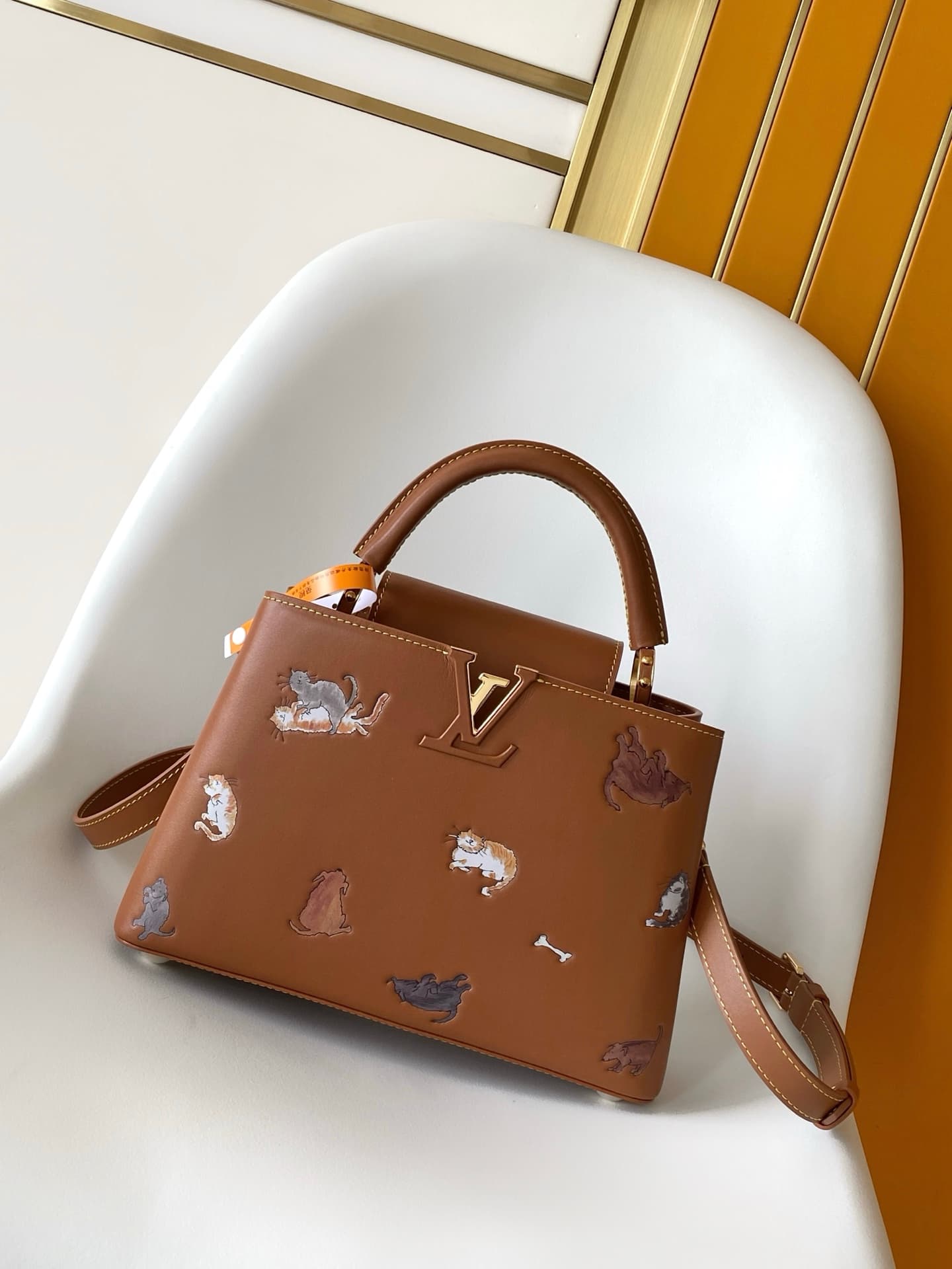 Louis Vuitton Capucines BB Tan Calfskin leather M25874 TOP