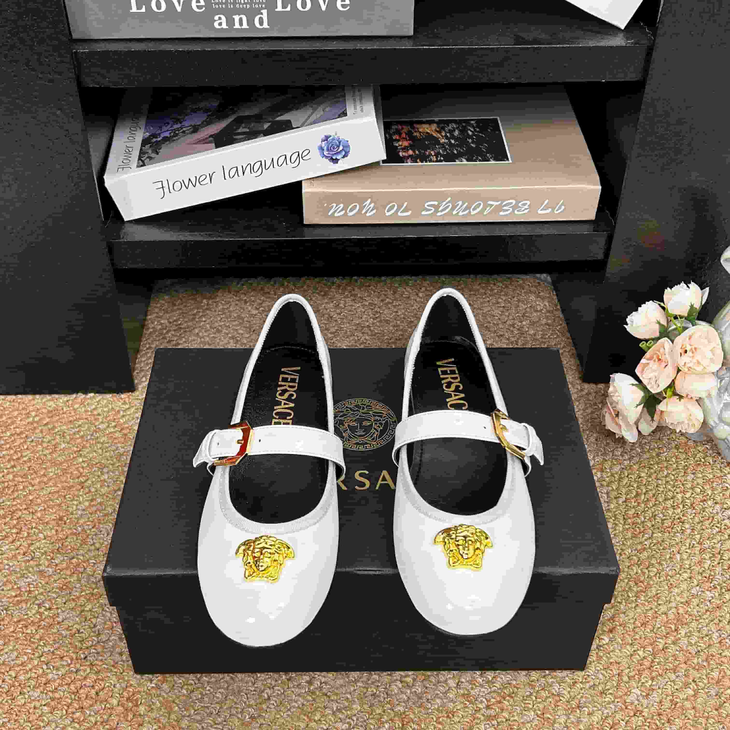 Versace La Medusa ballerina Flat Shoes Women