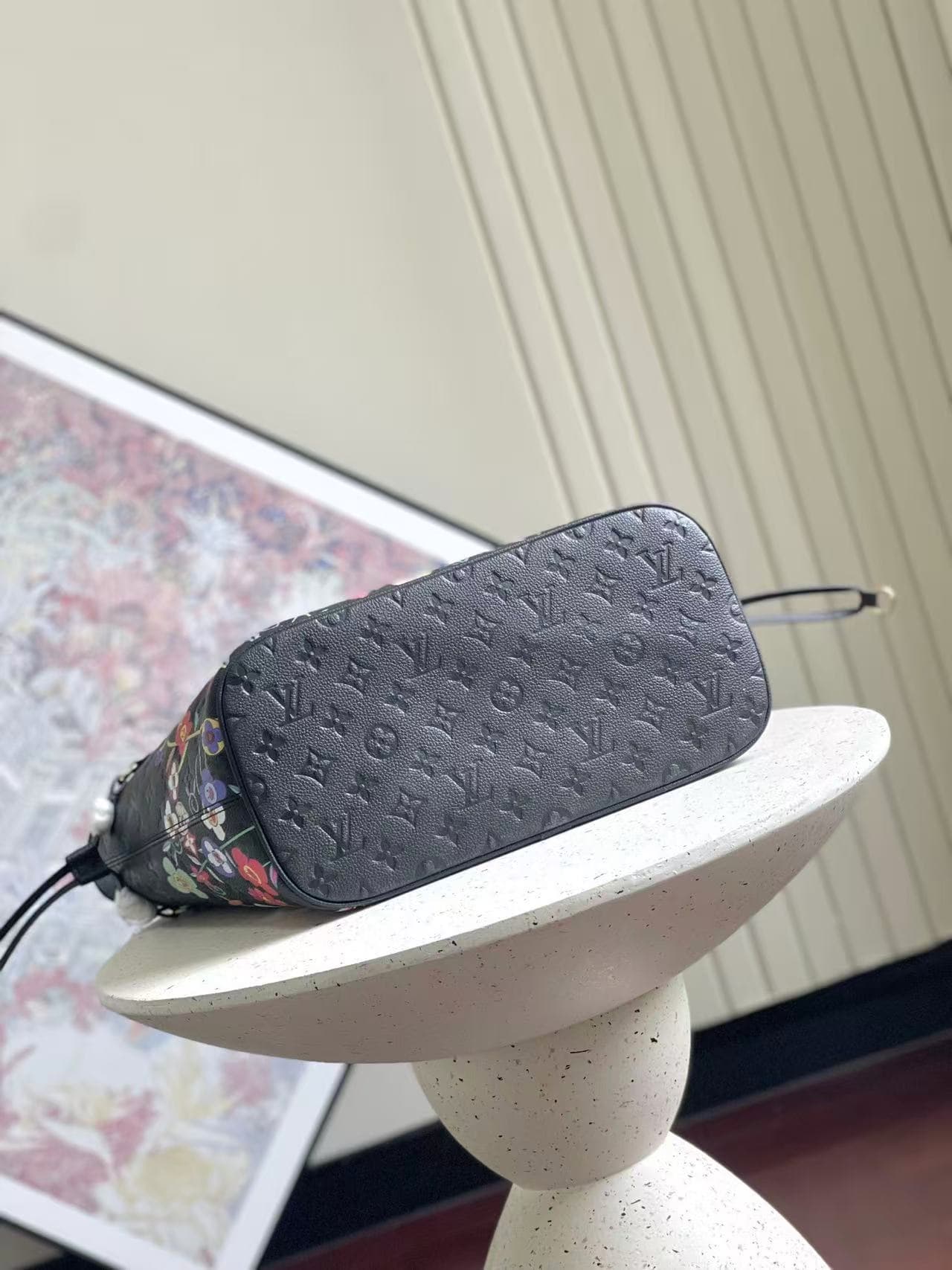 Louis Vuitton x Murakami Neverfull MM Monogram Empreinte leather M13675 High