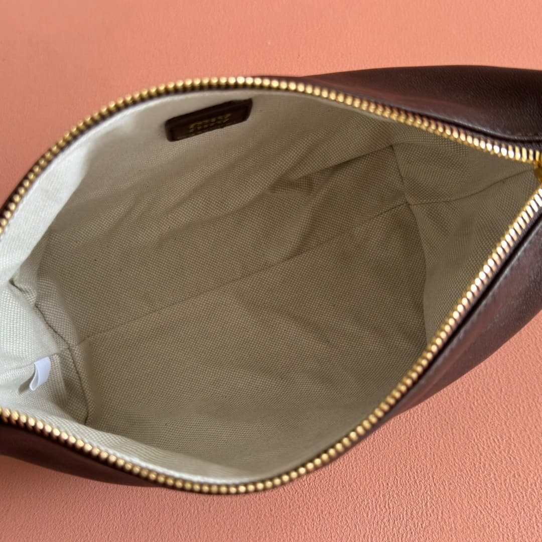 Miu Miu Nappa leather pouch 5NE841 Briarwood High