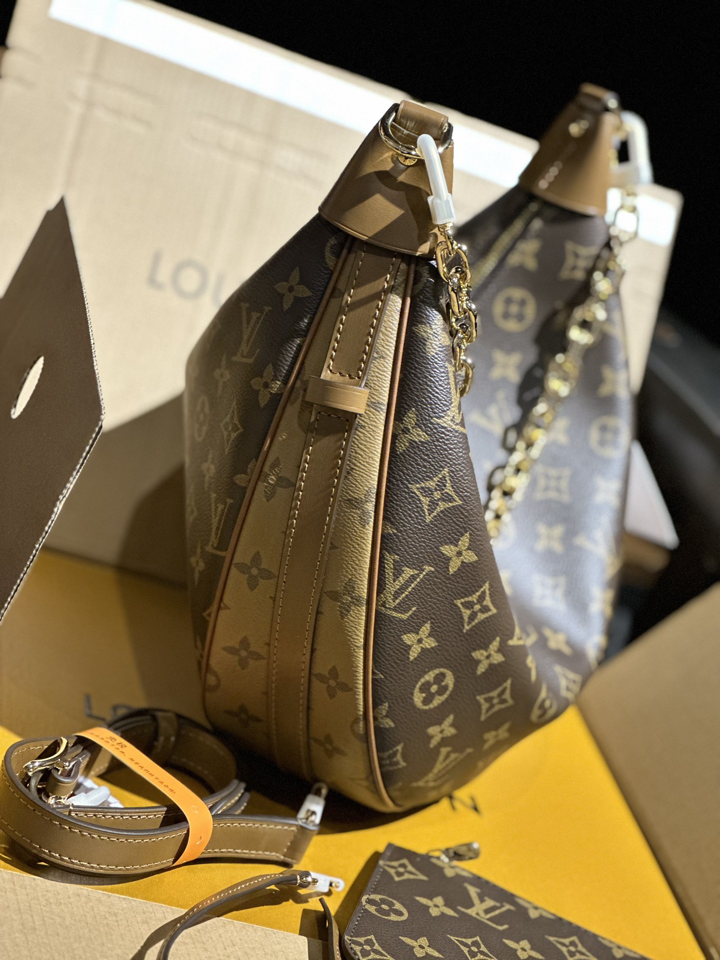 Louis Vuitton LOOP HOBO Monogram and Monogram Reverse coated canvas M46311 High