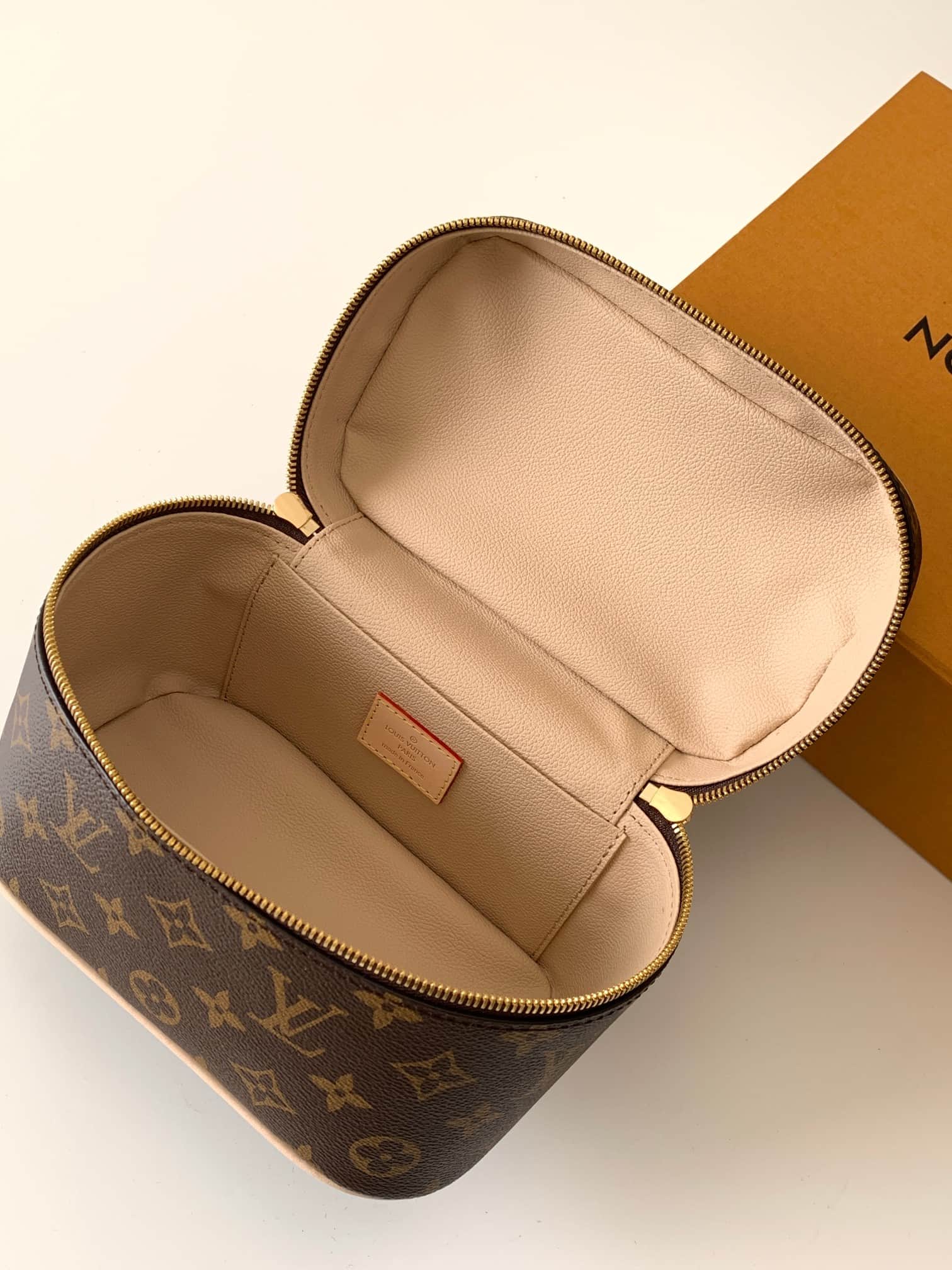 Louis Vuitton Nice Mini vanity Monogram coated canvas M44495 High