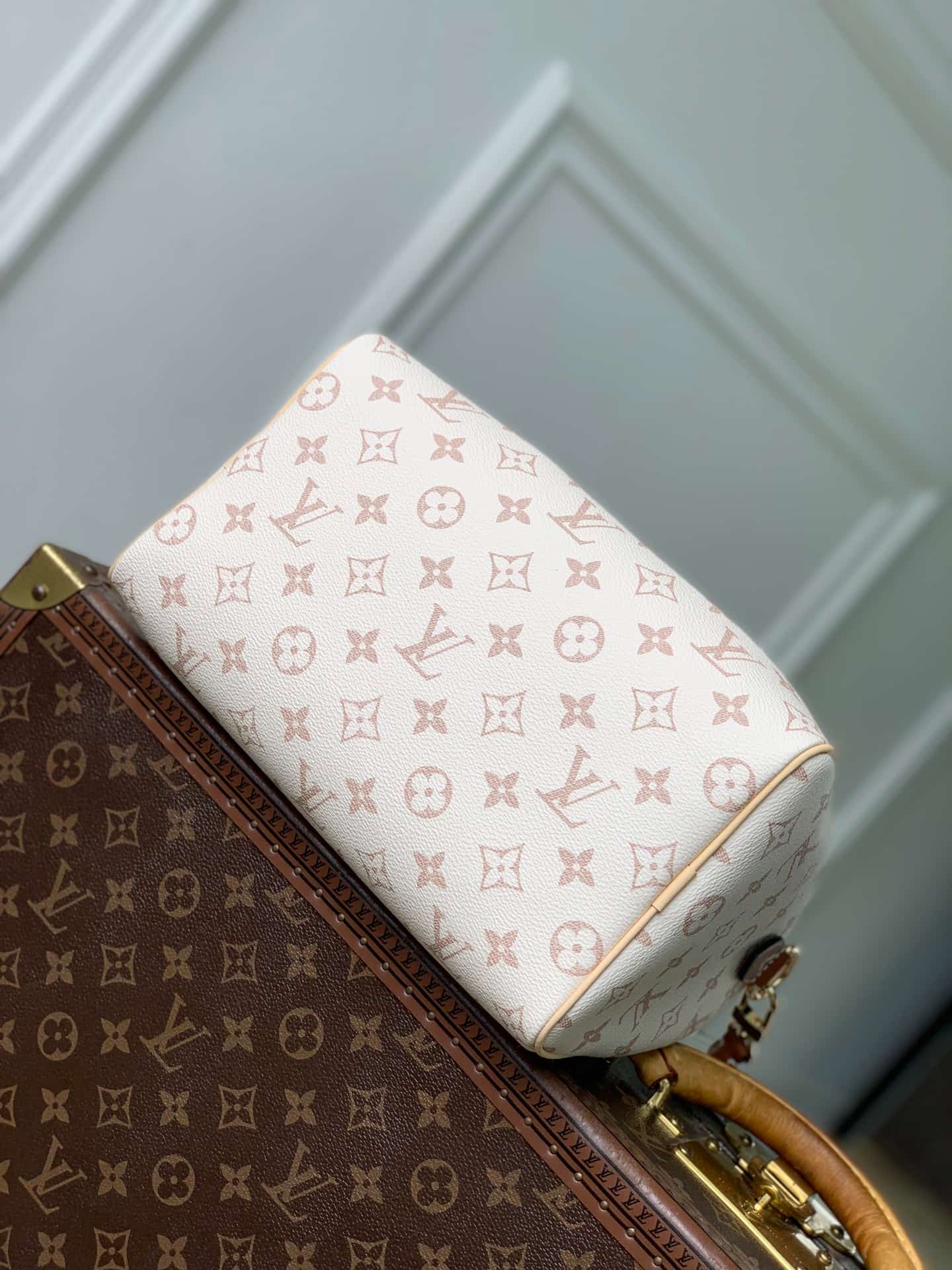 Louis Vuitton Speedy Bandoulière 25 Monogram Dune Coated canvas M2A038 High