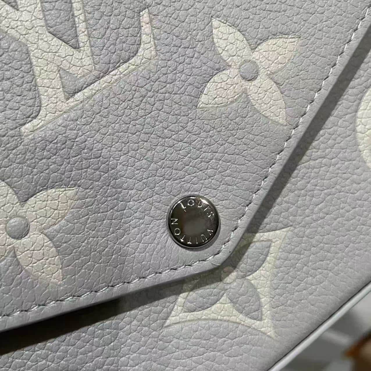Louis Vuitton Félicie Pochette Monogram Empreinte M14227 Brume/Quartz High
