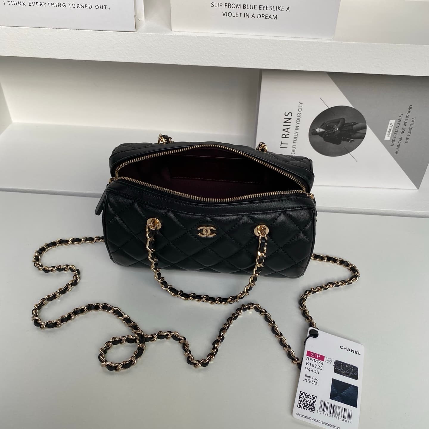 Chanel Classic Clutch with Chain Lambskin & Gold-Tone Metal Black AP4474 High
