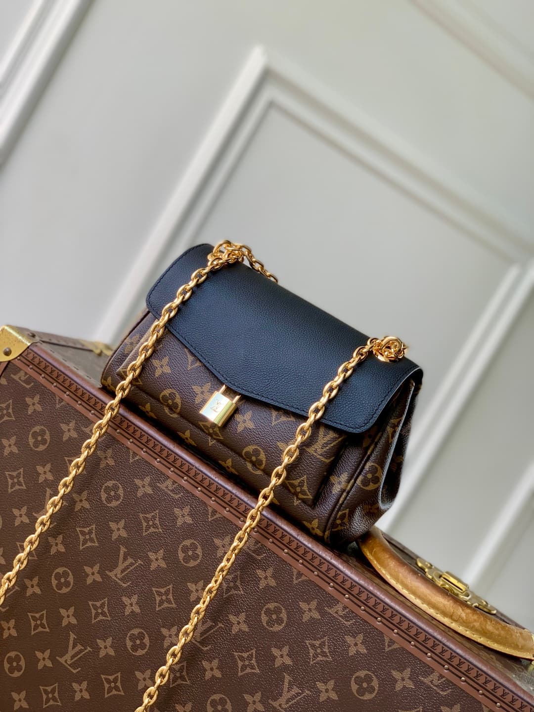Louis Vuitton Saint Germain BB bag in Monogram canvas M26398 Black High