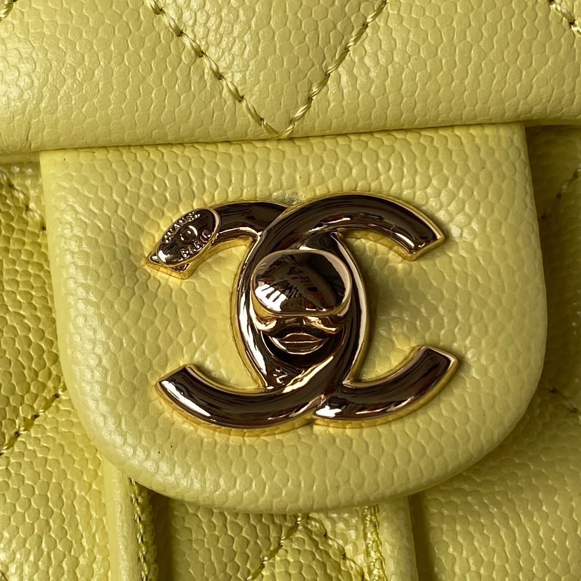 Chanel Urban Spirit Backpack Grained Calfskin & Gold-Metal AS4059 Yellow A