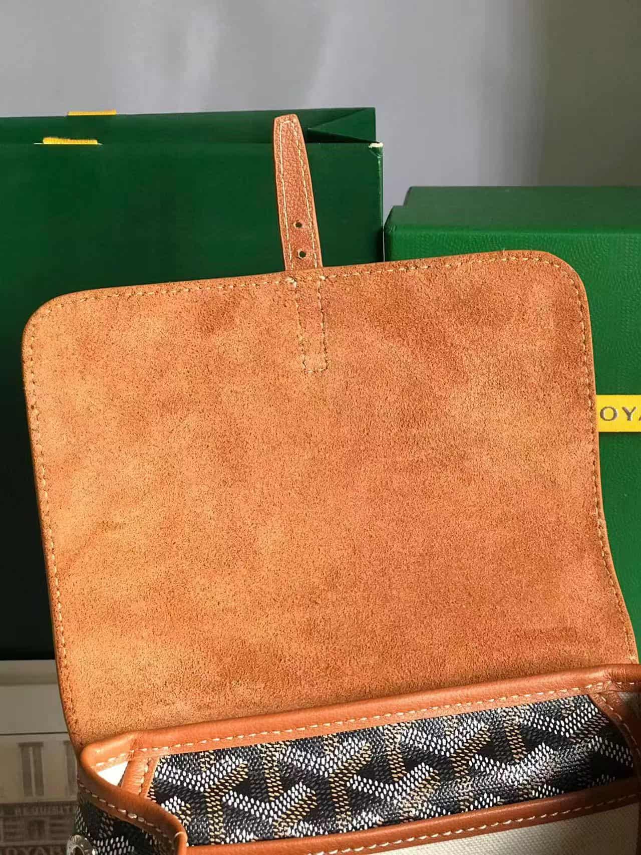 GOYARD ALPIN MINI BACKPACK BLACK&TAN HIGH