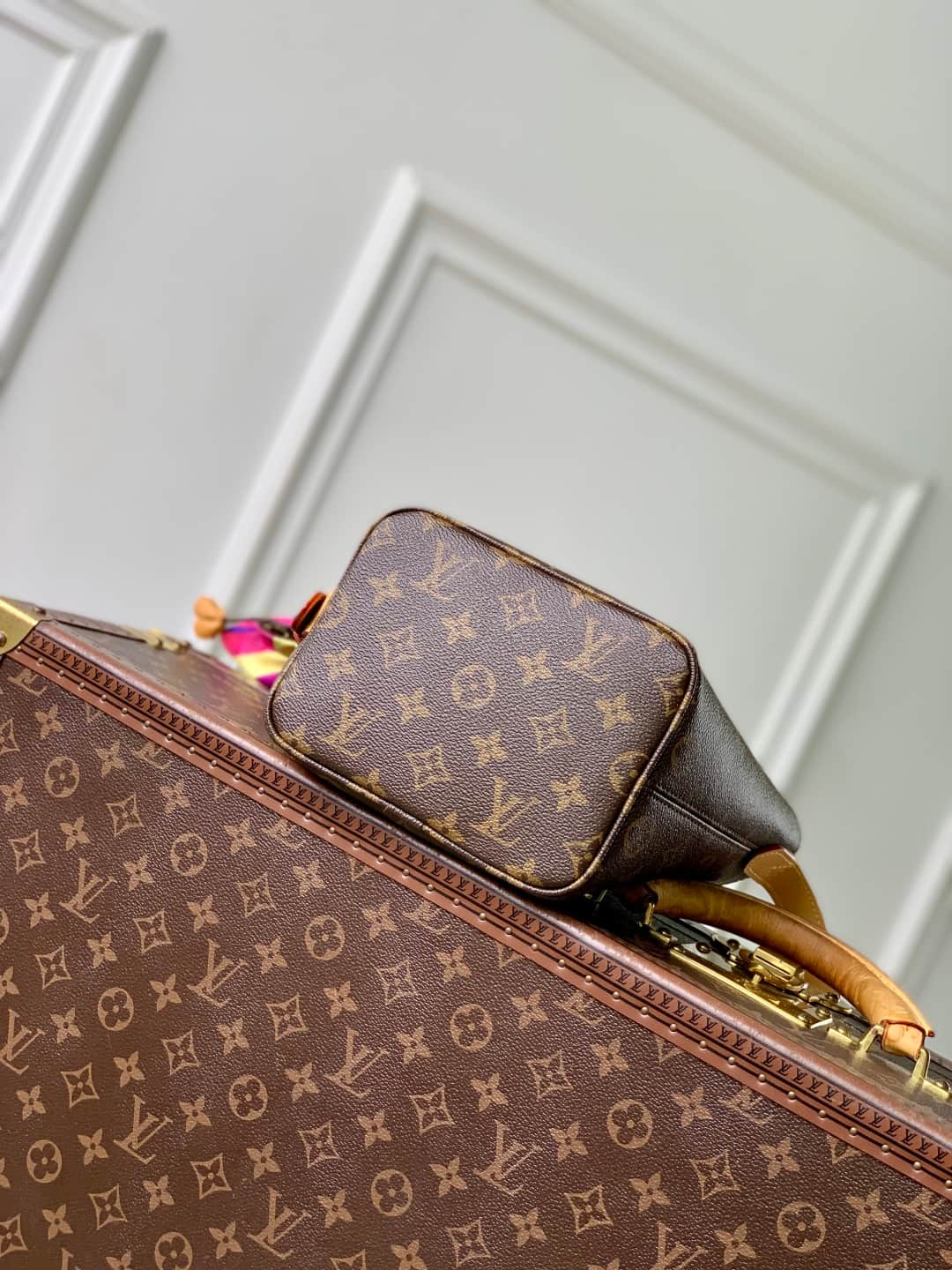 Louis Vuitton All In BB Monogram canvas bucket bag M26642 high