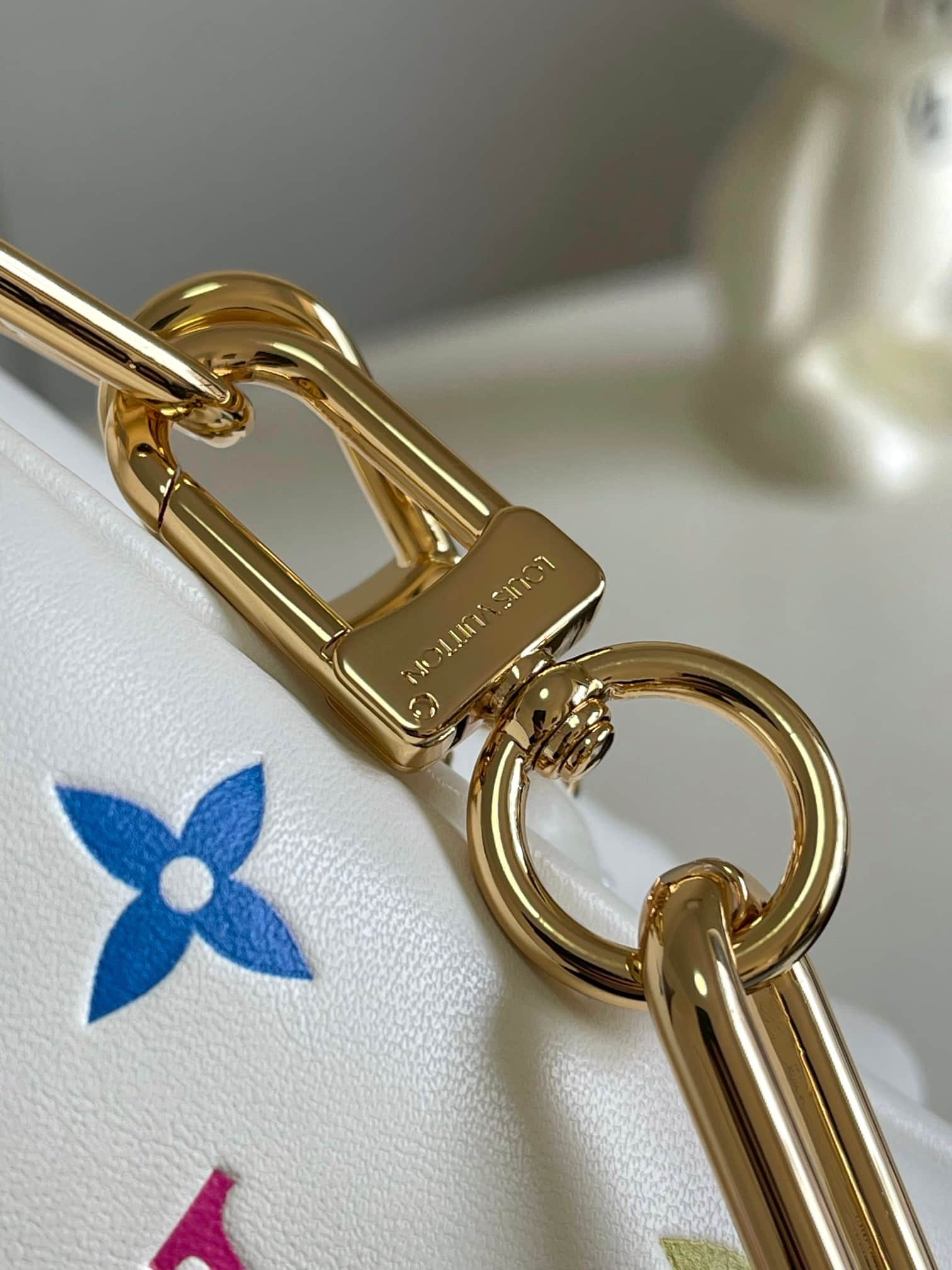 Louis Vuitton x Murakami Coussin PM Monogram-embossed puffy lambskin M13233 High