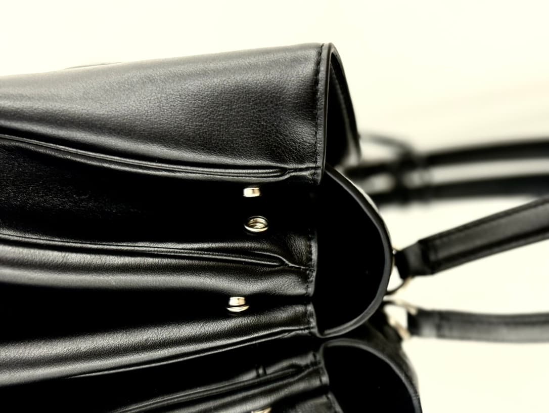 Balenciaga Rodeo Large Bag in Black Leather With Silver-Tone Metal TOP