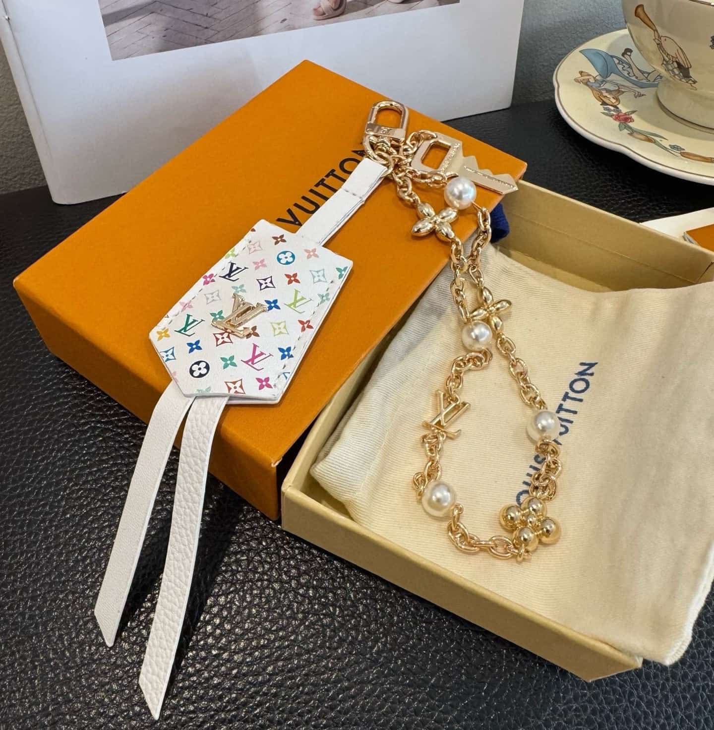 Louis Vuitton Midnight Pearls Stacking Bag Charms