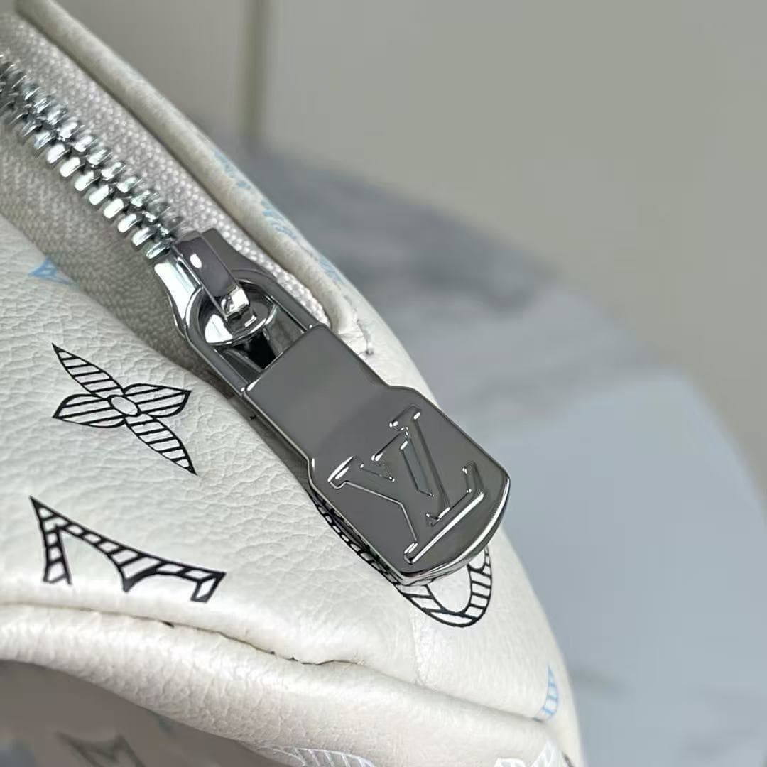Louis Vuitton Rush Bumbag Ecru White Monogram Shadow calfskin leather M28619 High