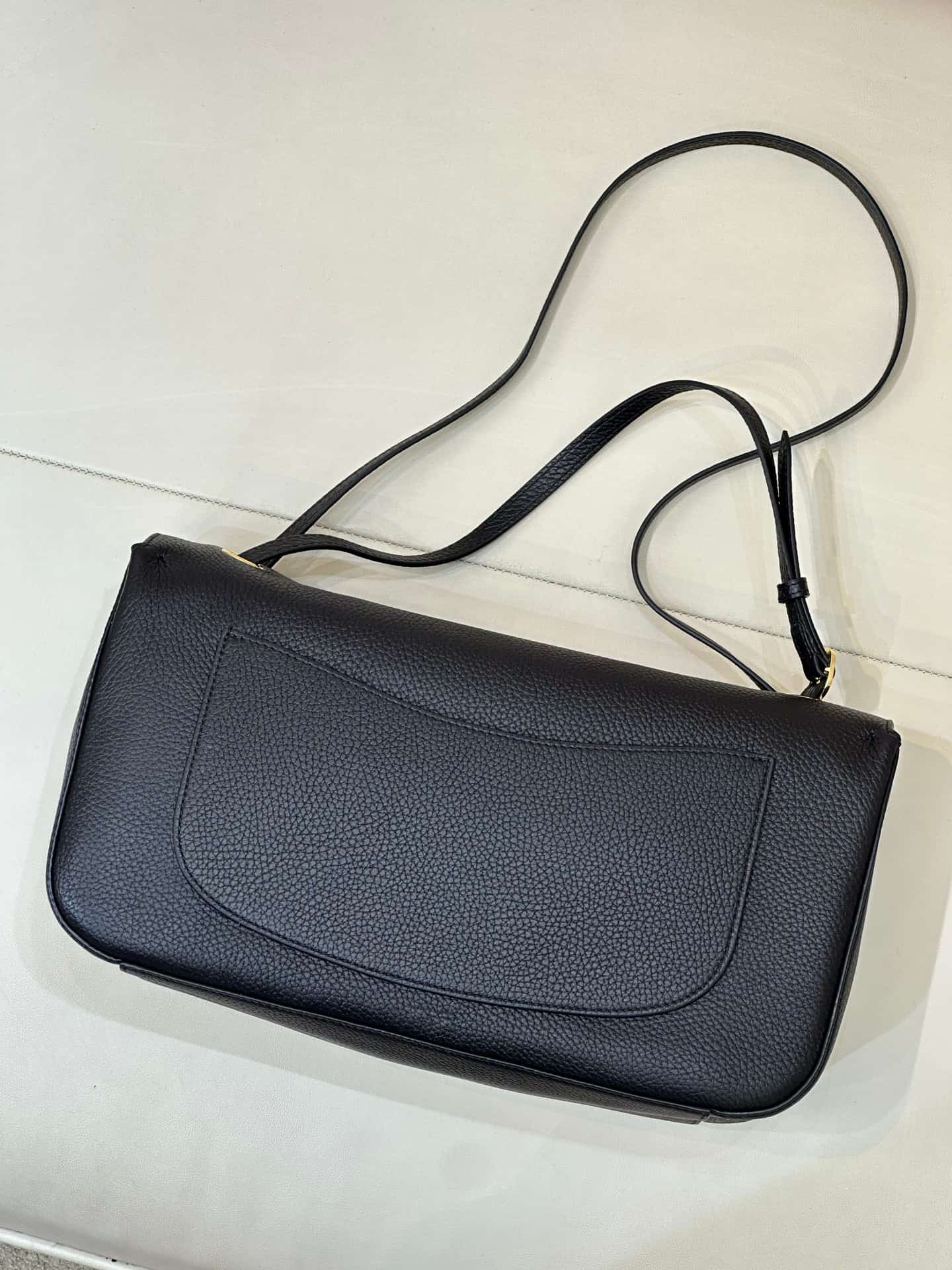 Chanel Maxi Flapbag Grained Calfskin & Gold-Tone Metal Black AS6231 TOP