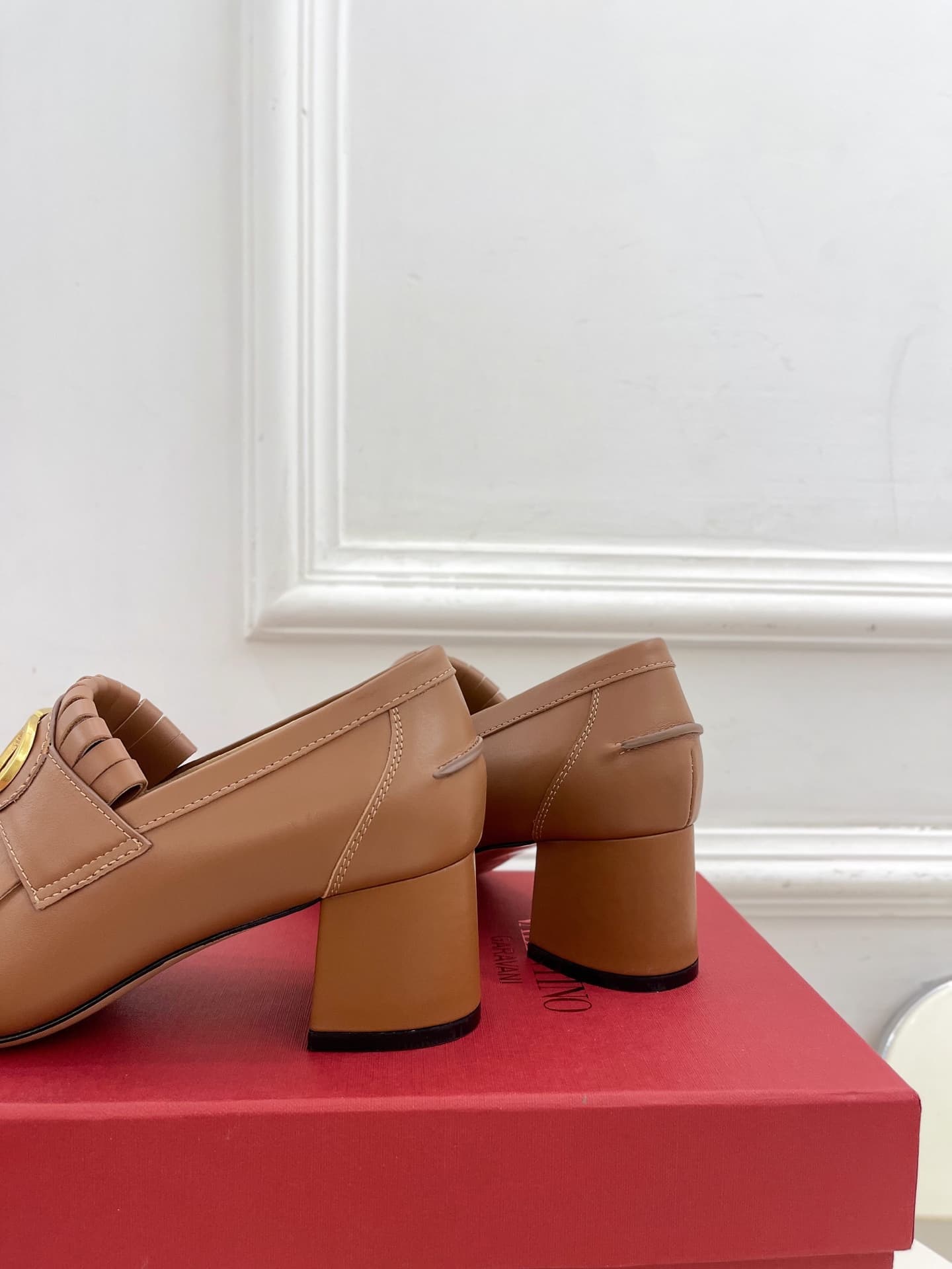 Valentino Vlogo Signature Fringed Calfskin Pump Shoes Women