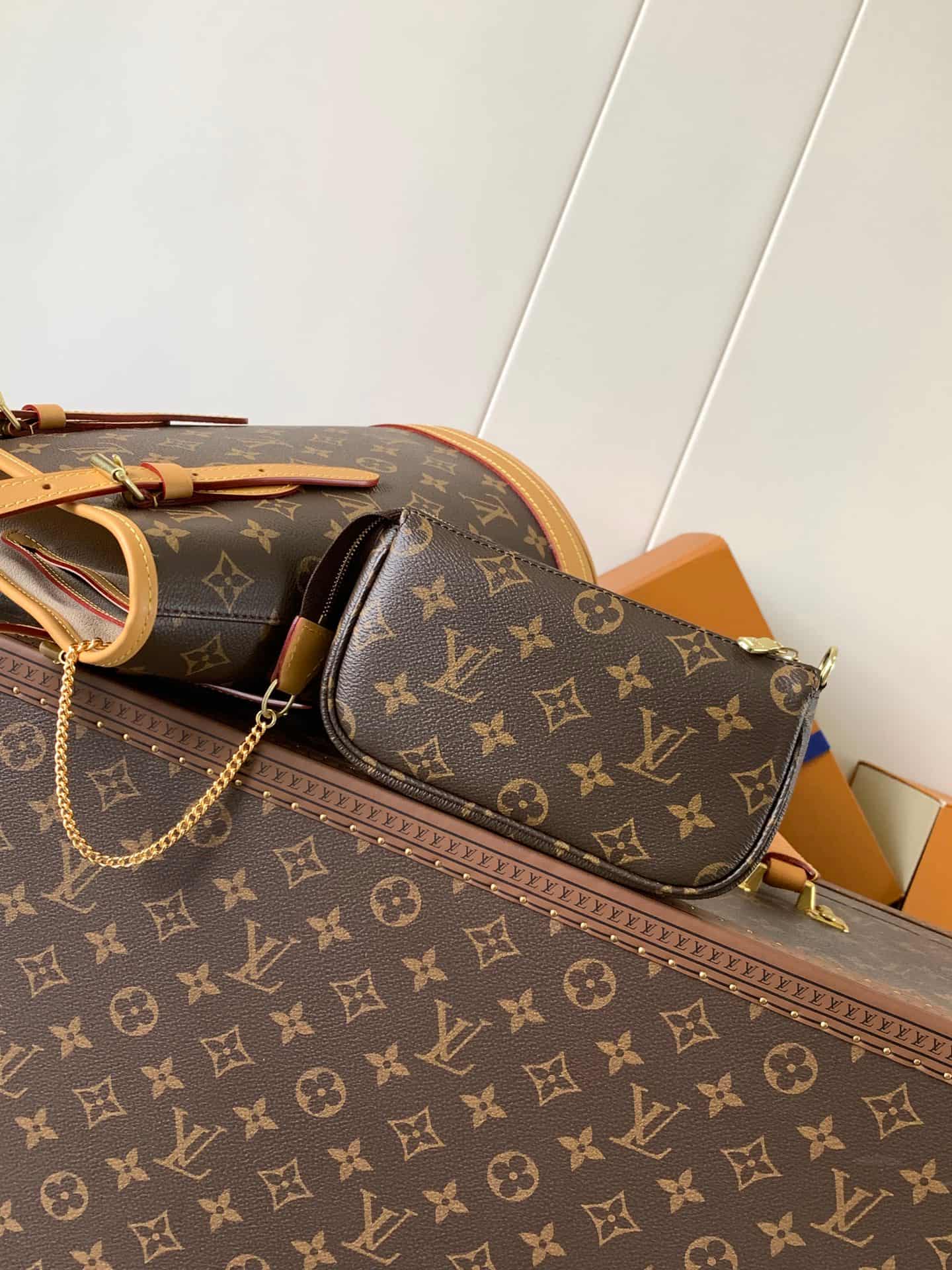 Louis Vuitton Petit Bucket bag Monogram coated canvas M42238 High