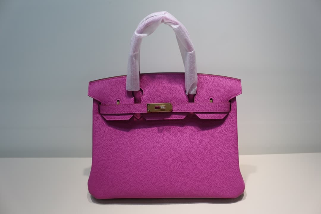 Hermes Birkin 25/30/35cm Bag Togo Leather In Magnolia WAX High