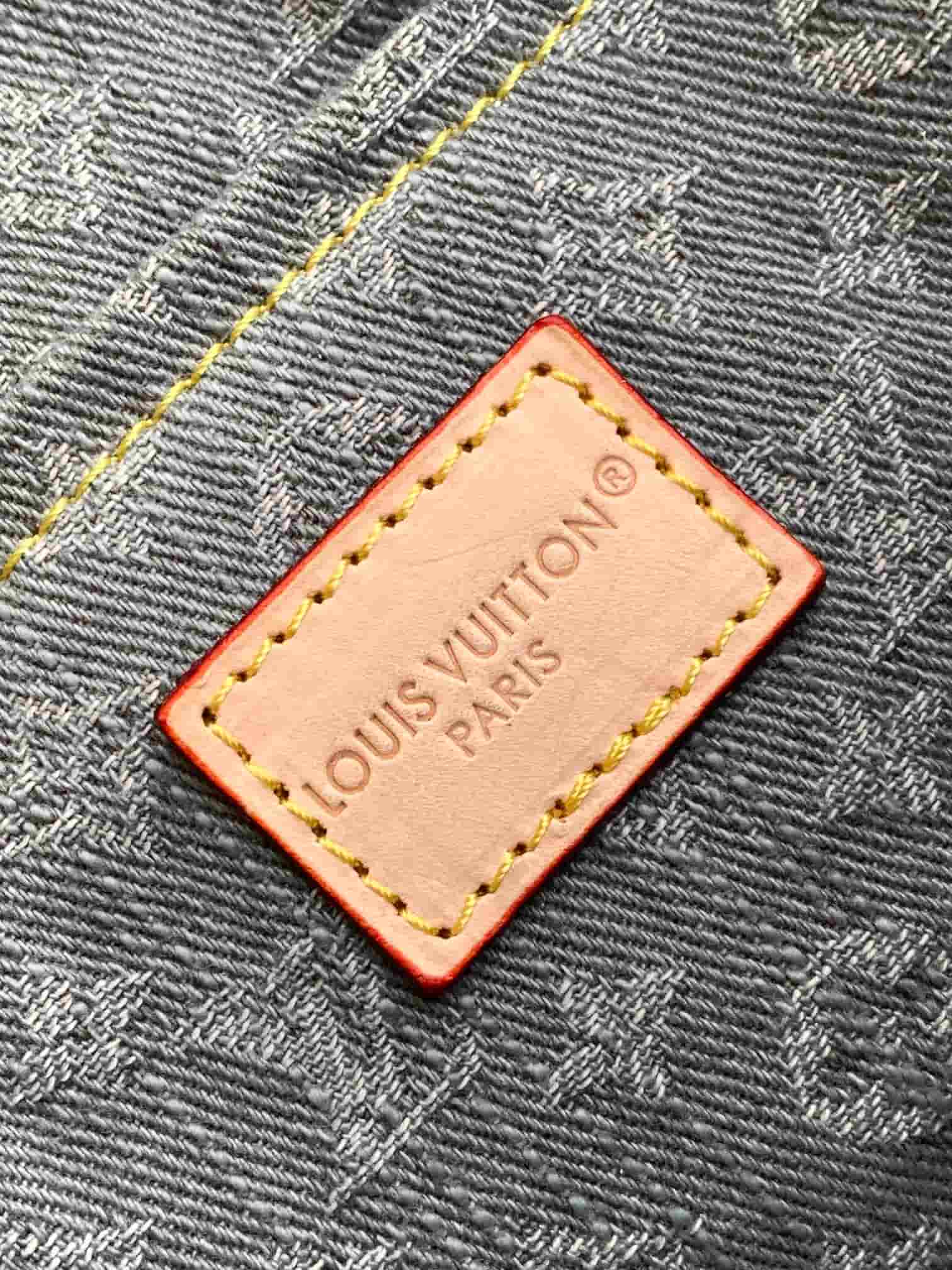 Louis Vuitton Speedy Soft 30 Monogram Washed Gray Denim M13344 High
