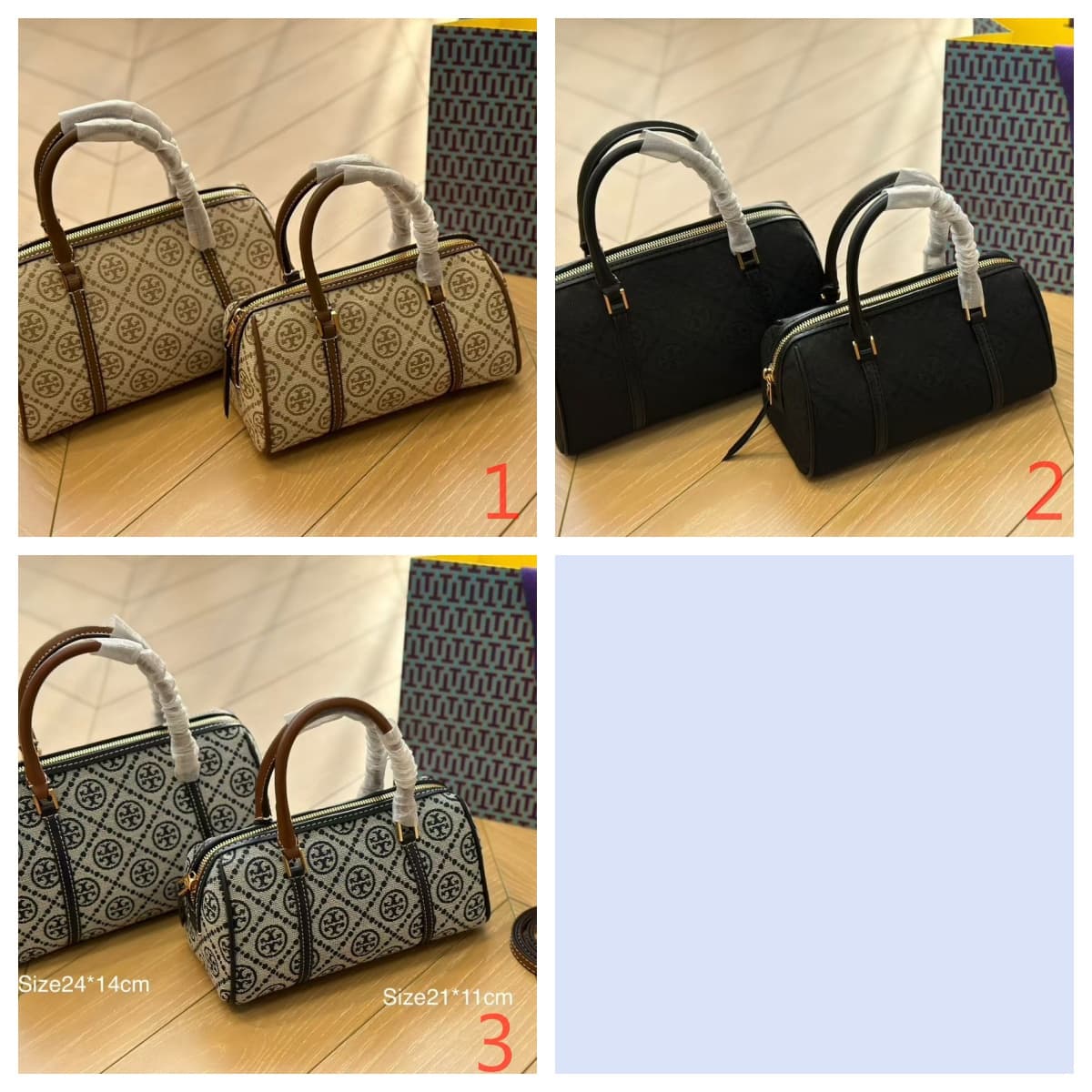 Tory Burch T MONOGRAM PETITE BARREL BAG