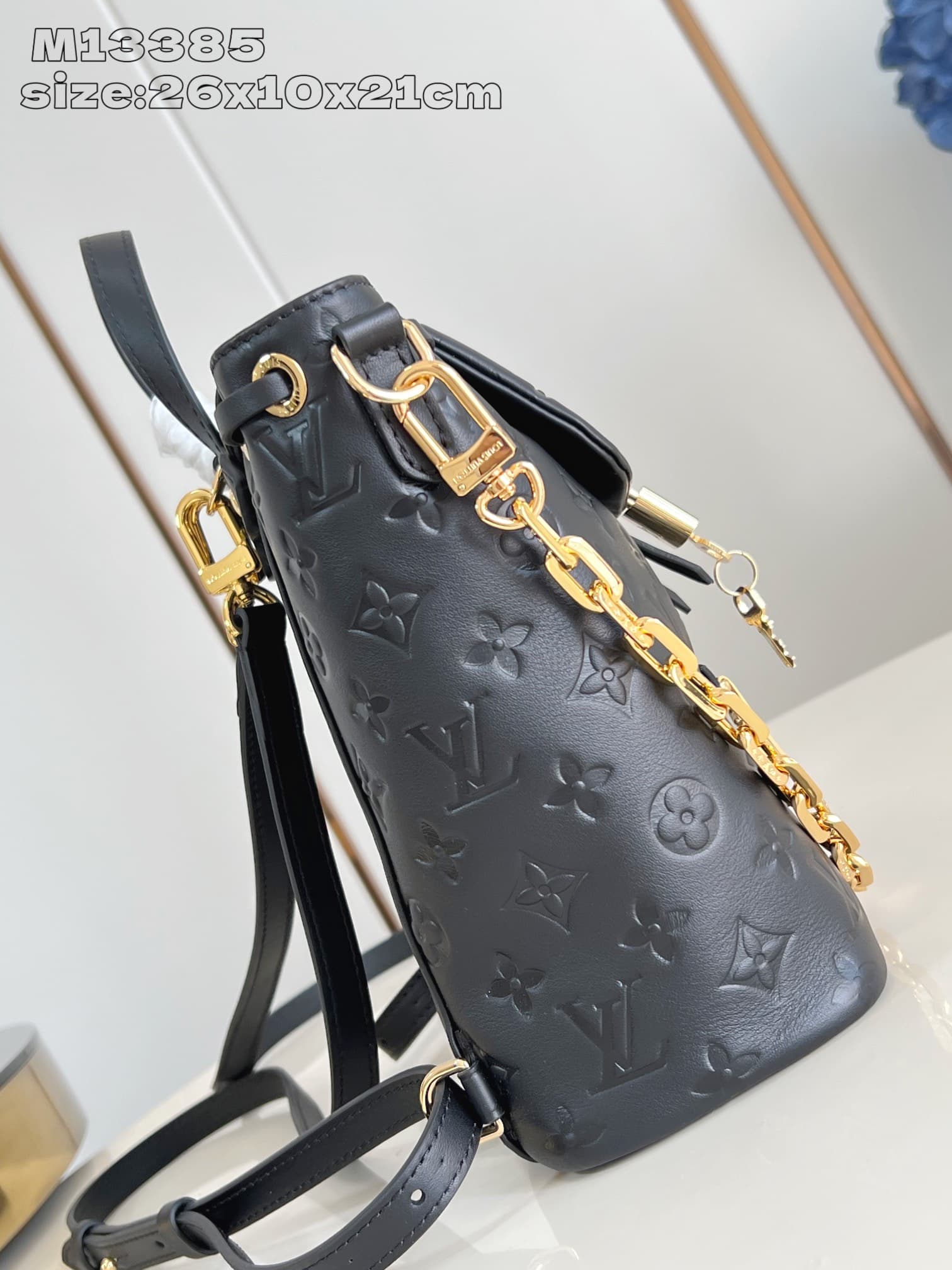 Louis Vuitton Coussin Backpack PM Monogram embossed Lambskin M13357 High