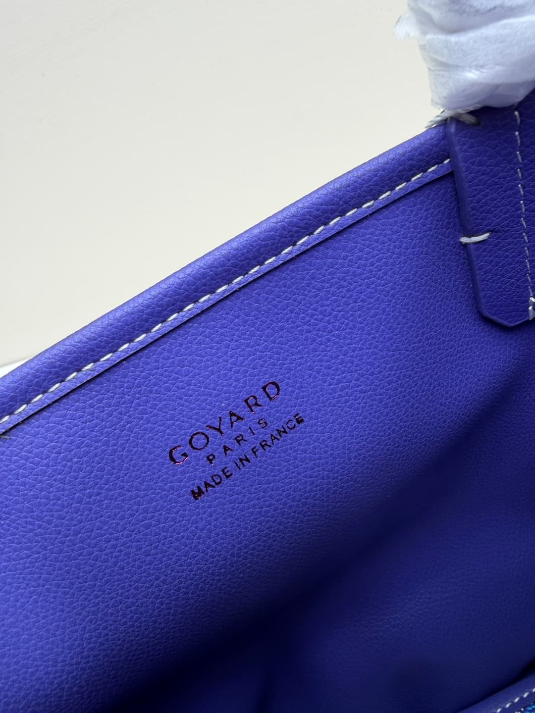 Goyard Anjou Mini Bag in blue Goyardine canvas Mid