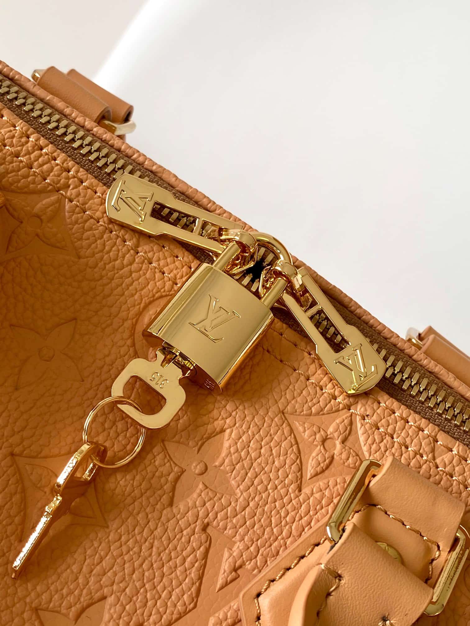Louis Vuitton Speedy Soft 30 Monogram Empreinte Leather M11323 High