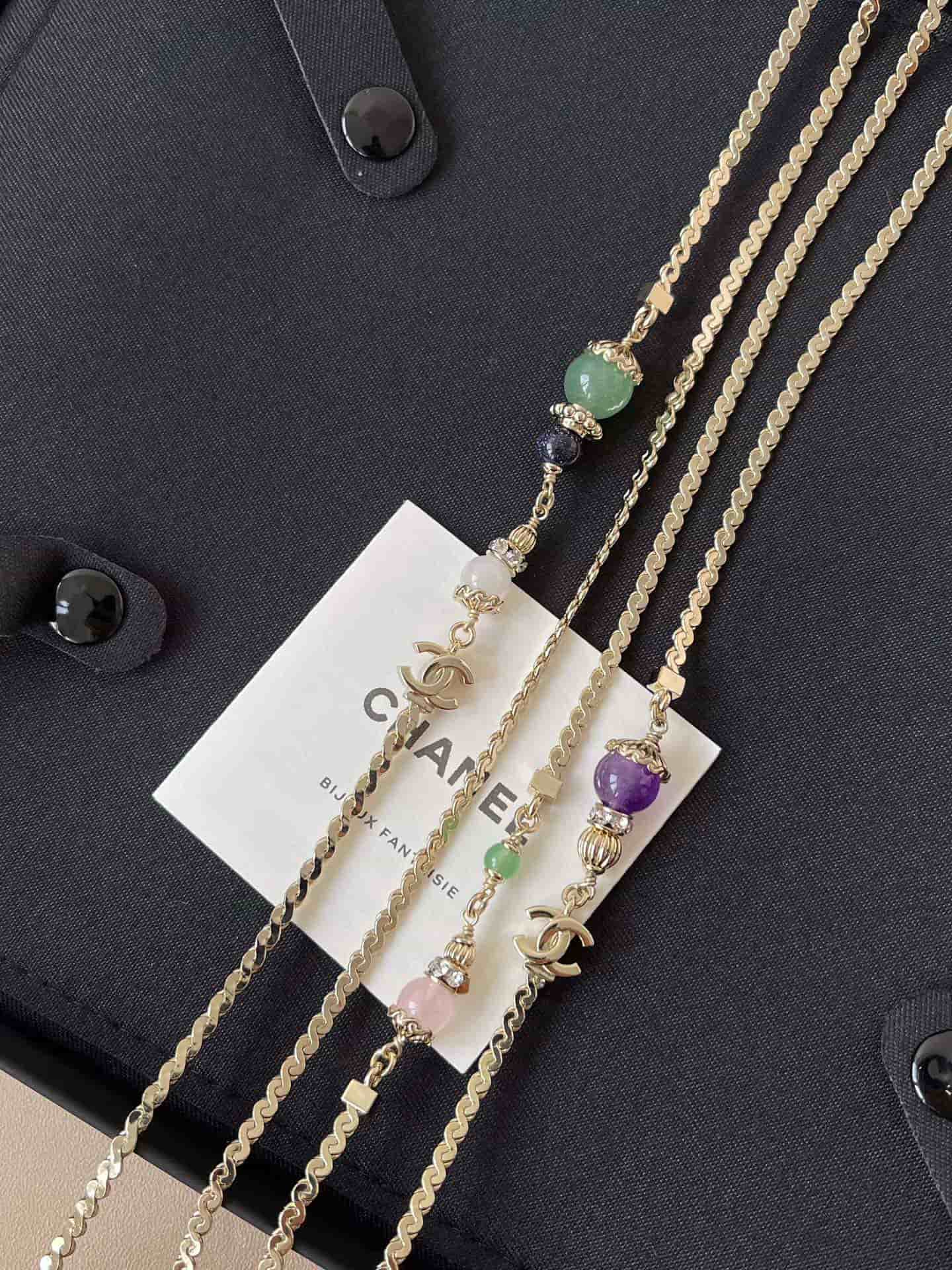 Chanel Long Multistrand Necklace High