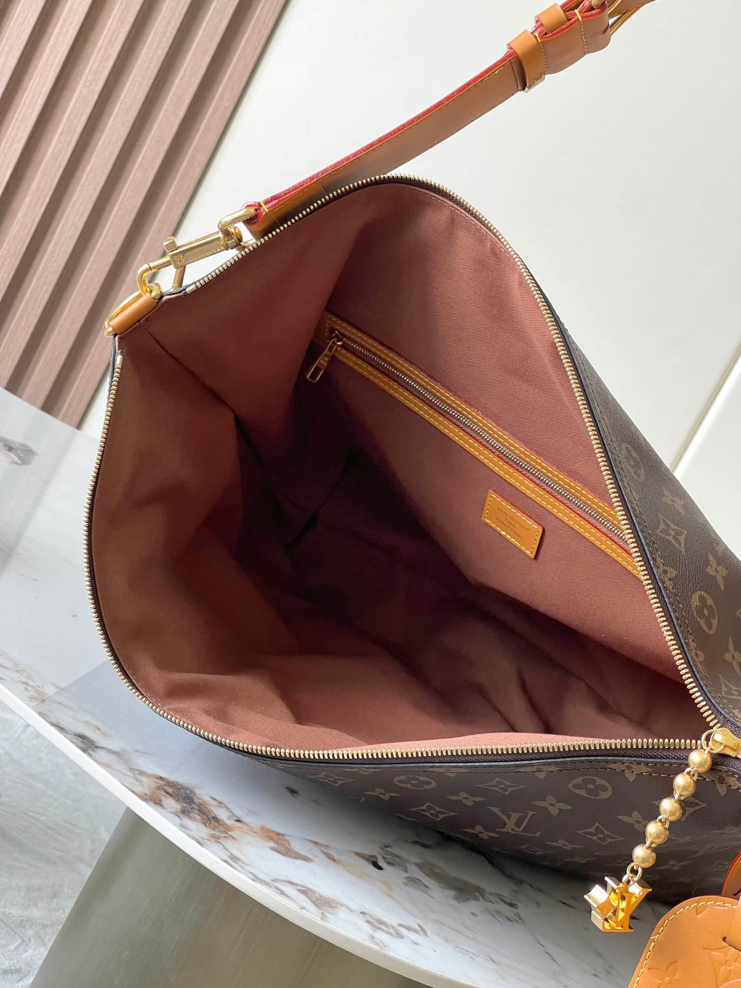 Louis Vuitton Vagabond Hobo Monogram Coated Canvas M14018 TOP
