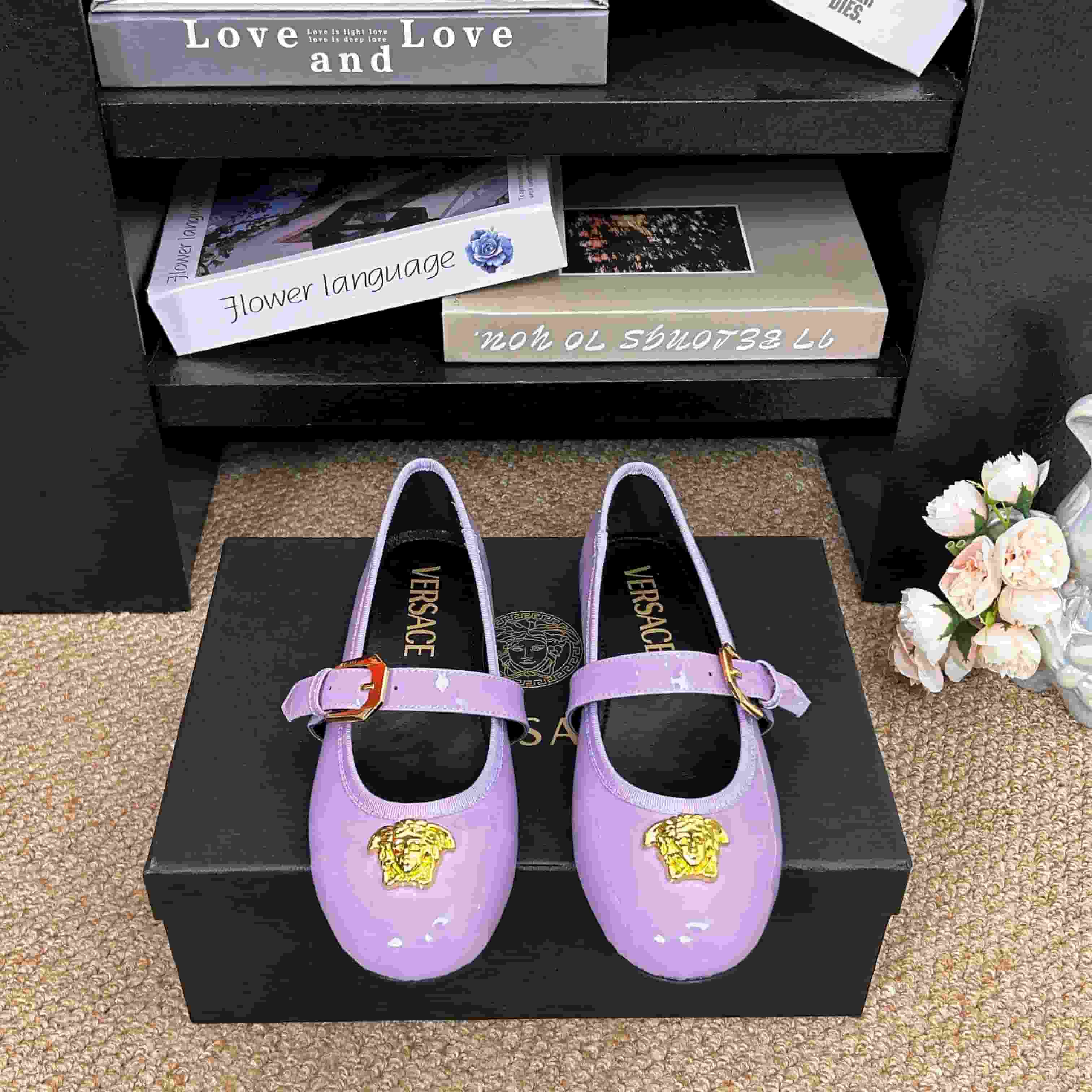 Versace La Medusa ballerina Flat Shoes Women