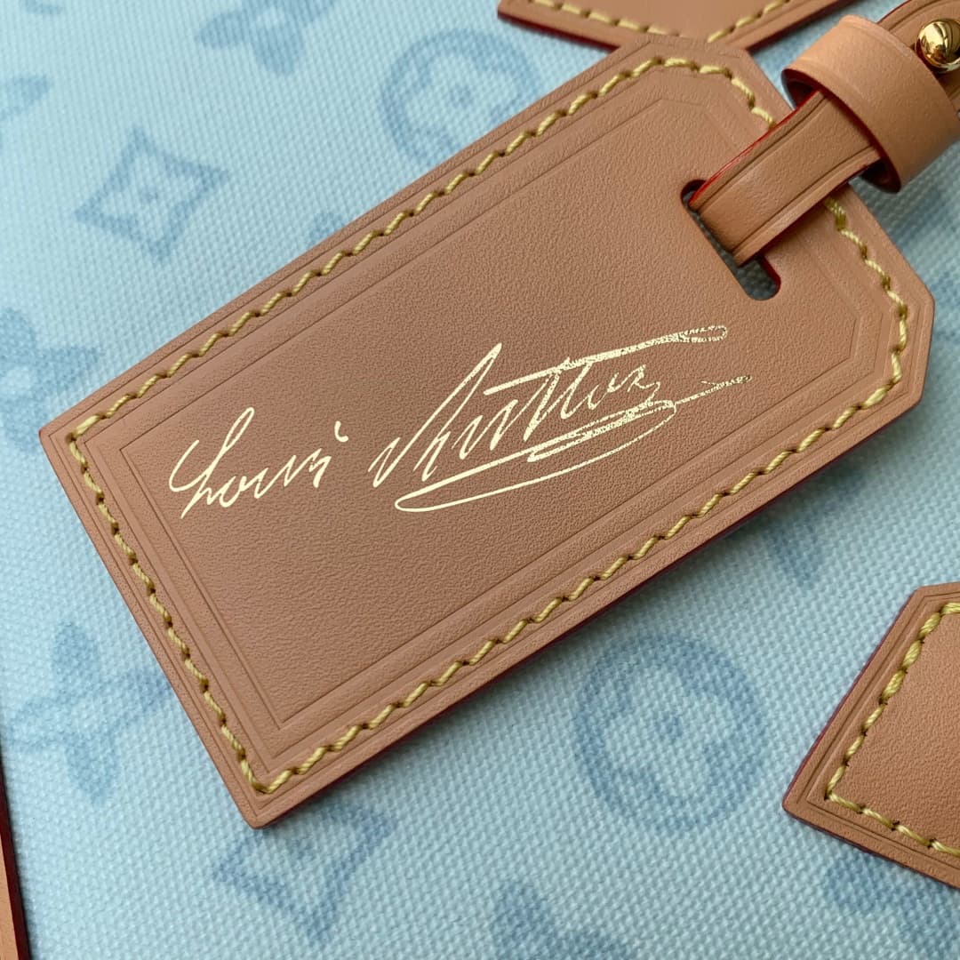 Louis Vuitton Alma BB handbag Monogram canvas in light blue M27526 high