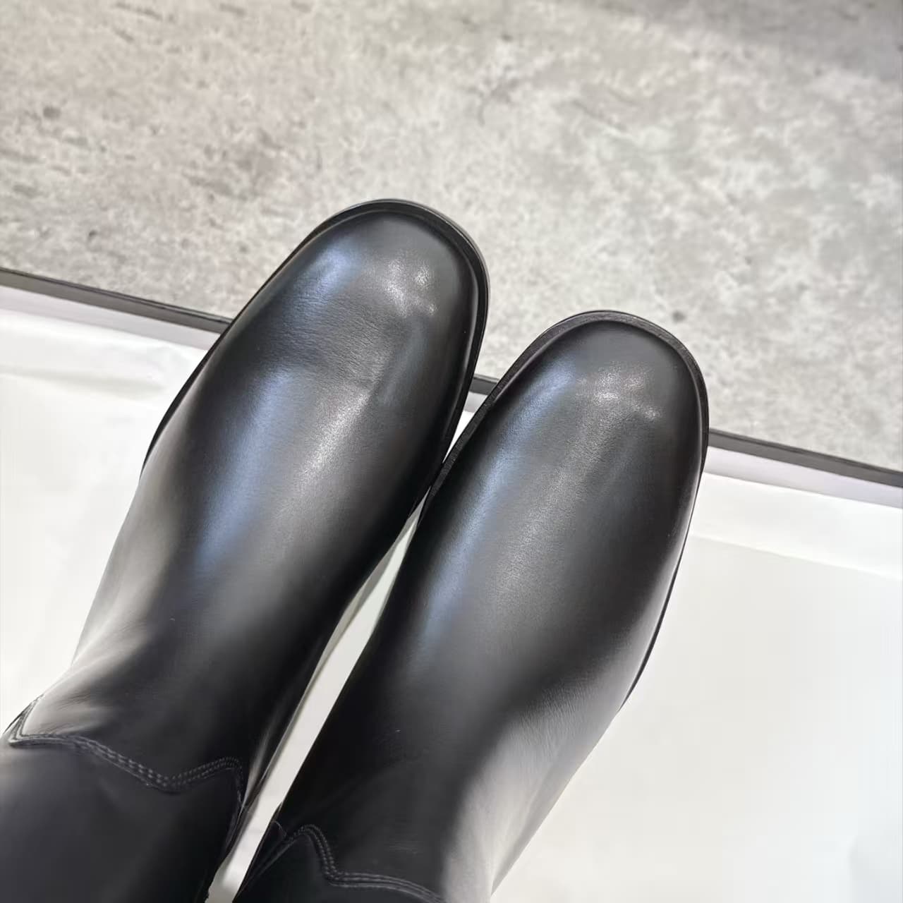 Chanel Black Calfskin Boots
