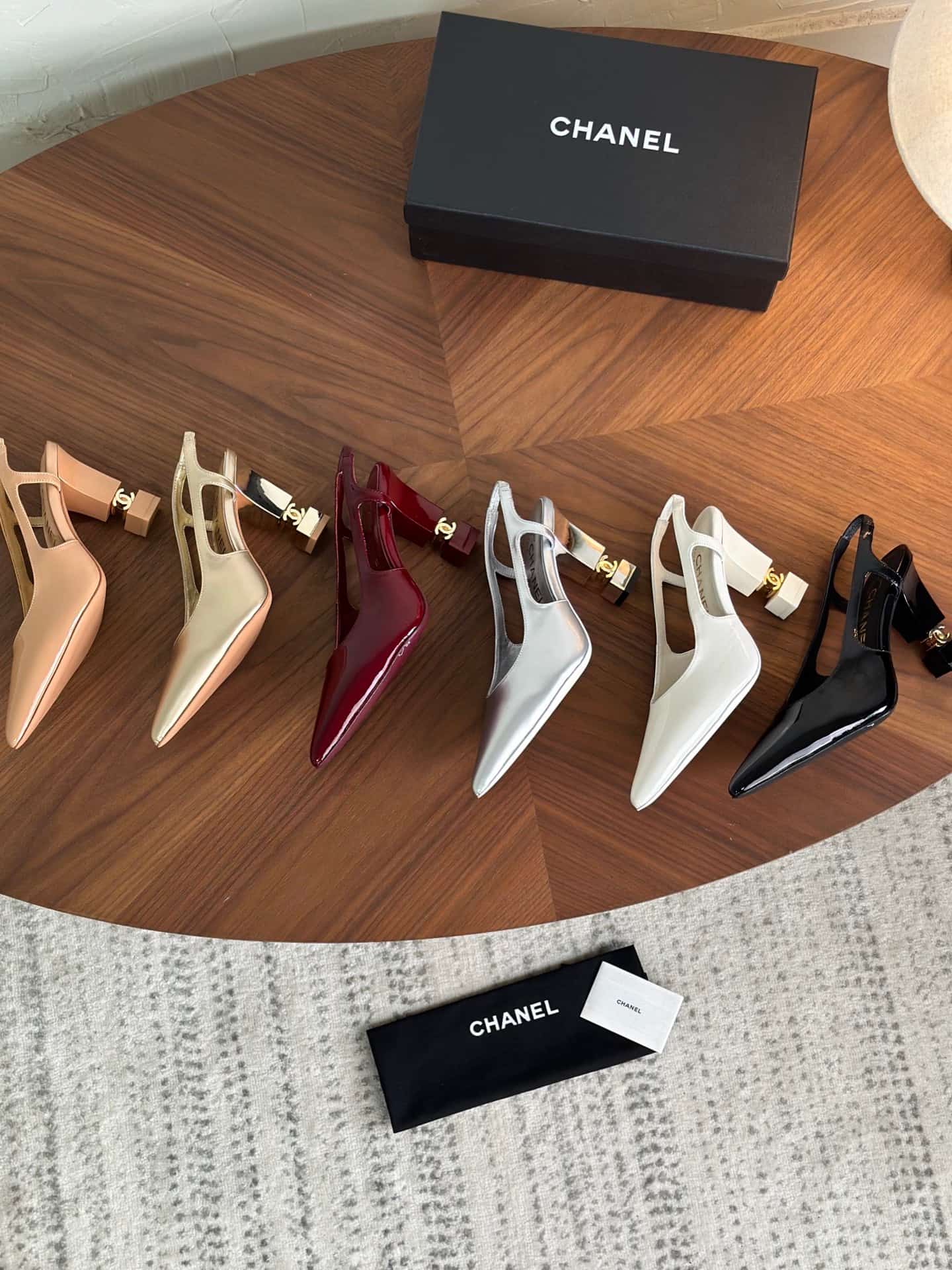 Chanel Slingback Pumps Women Shoes