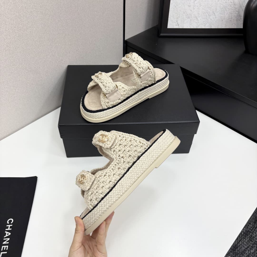 Chanel Sandro Suede Sandal Shoes Women
