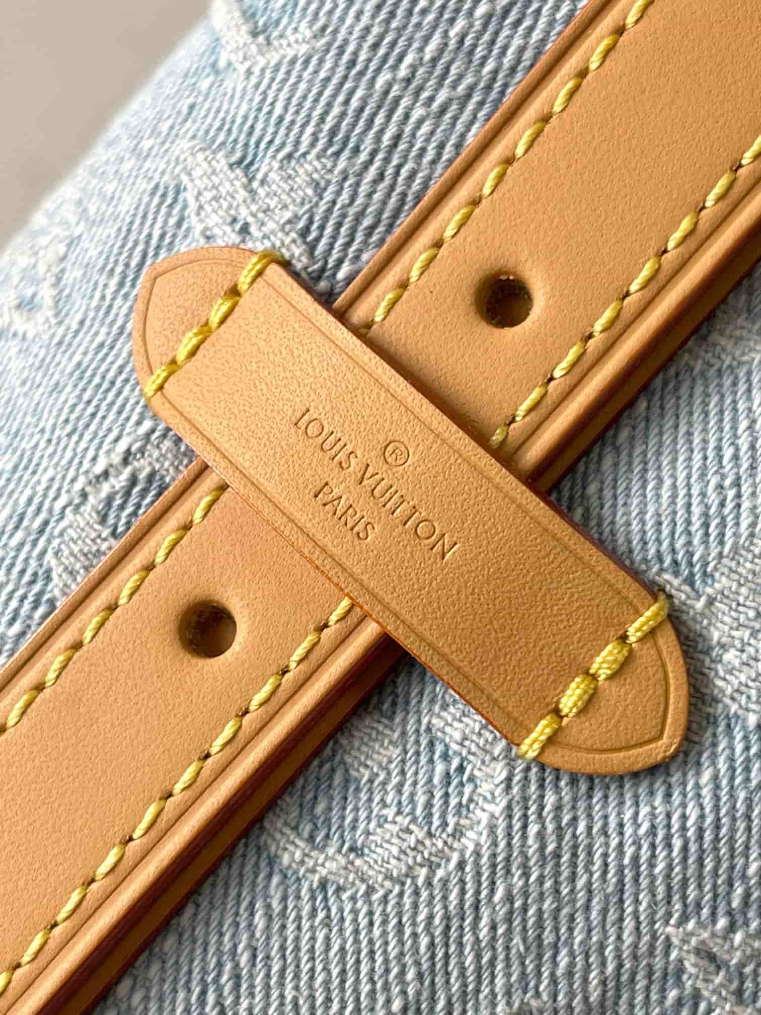 Louis Vuitton CarryAll PM  Monogram Denim Light Blue M11462 TOP