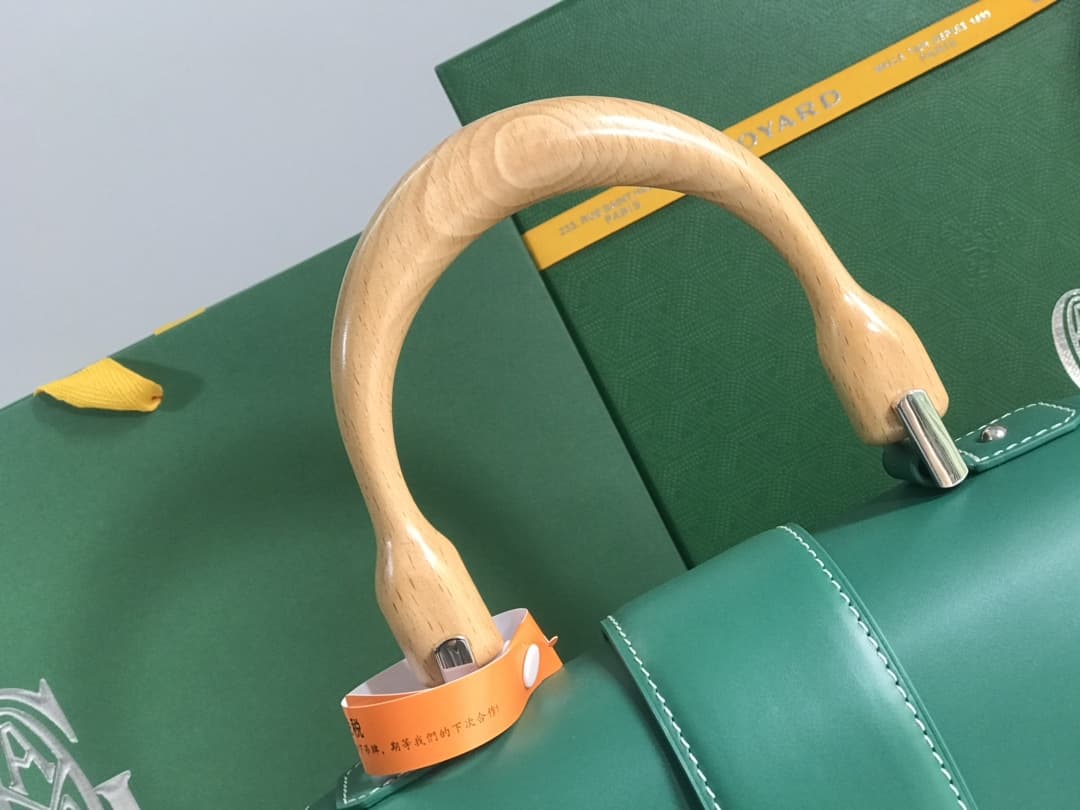 Saïgon PM Bag Goyardine Canvas & Clamecy Cowhide Green High