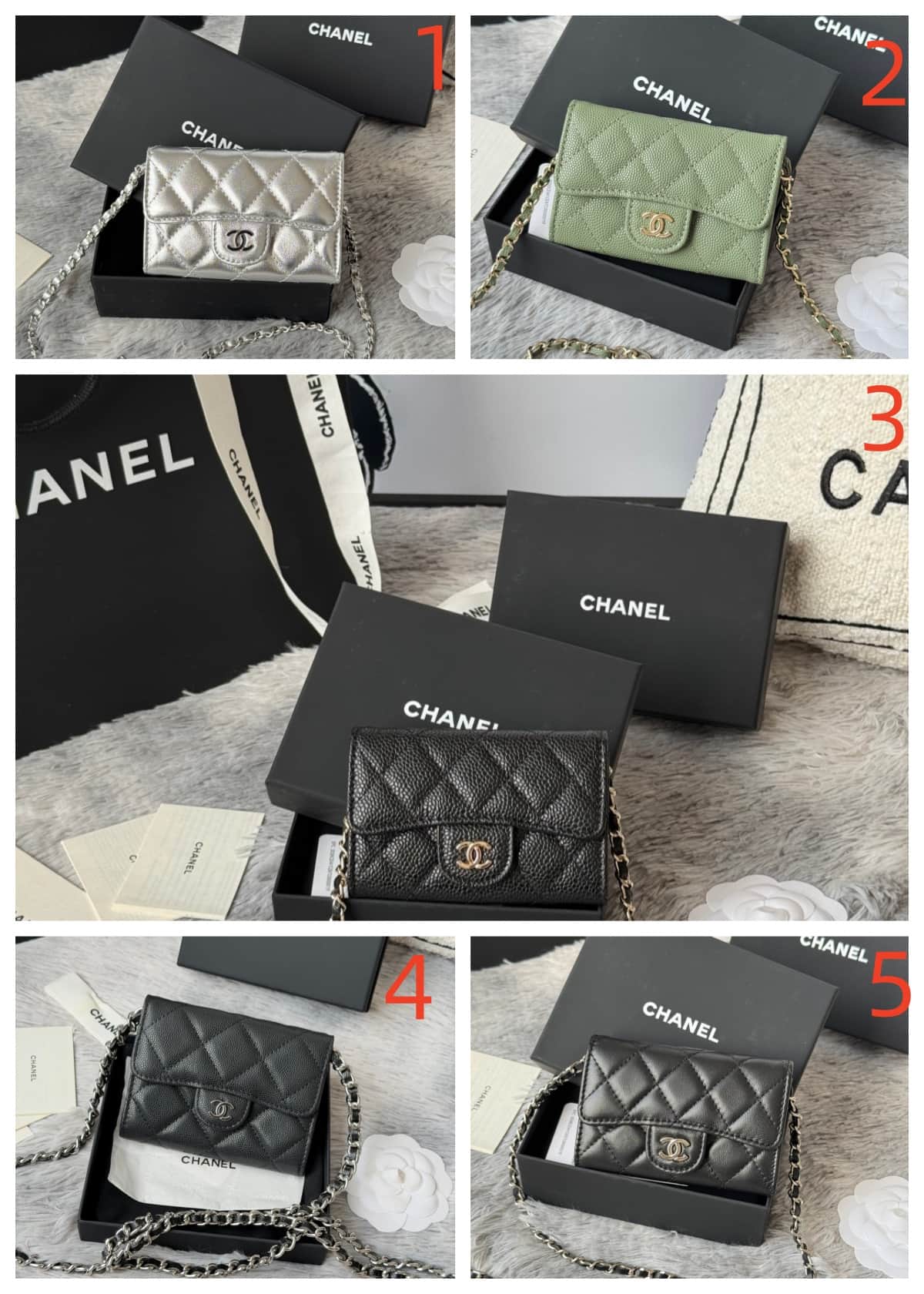 Chanel Classic Flap Wallet AP0238 A