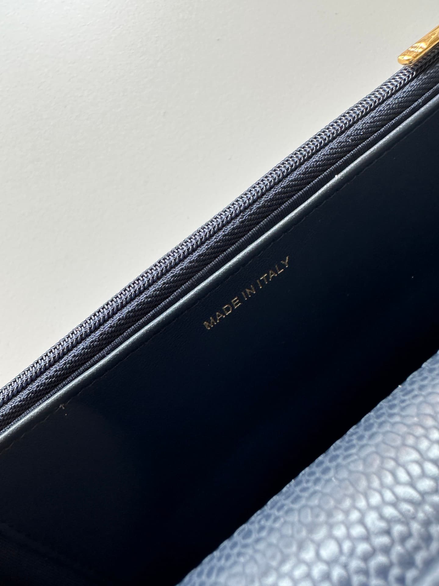 Chanel Classic Wallet on Chain Grained Shiny Calfskin & Gold-Tone Metal AP4241 Black High