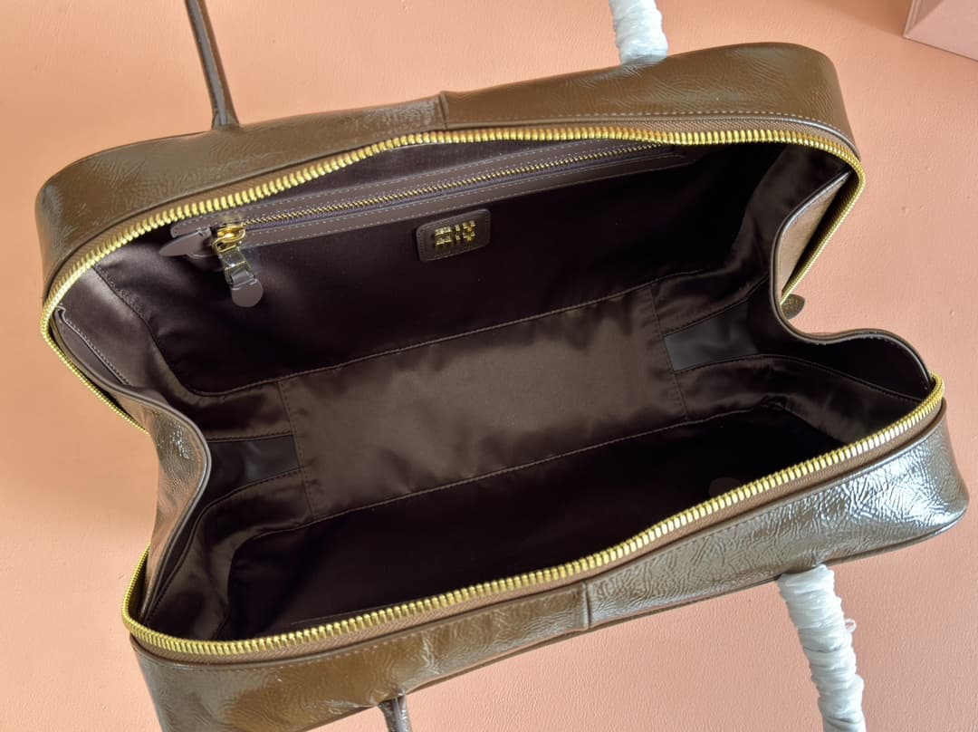 Miu Miu Beau Leather Top Handle Bag High