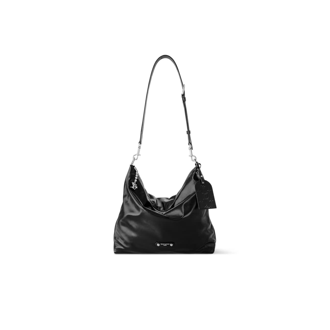 Louis Vuitton Vagabond Hobo Black Calf leather M13986 TOP