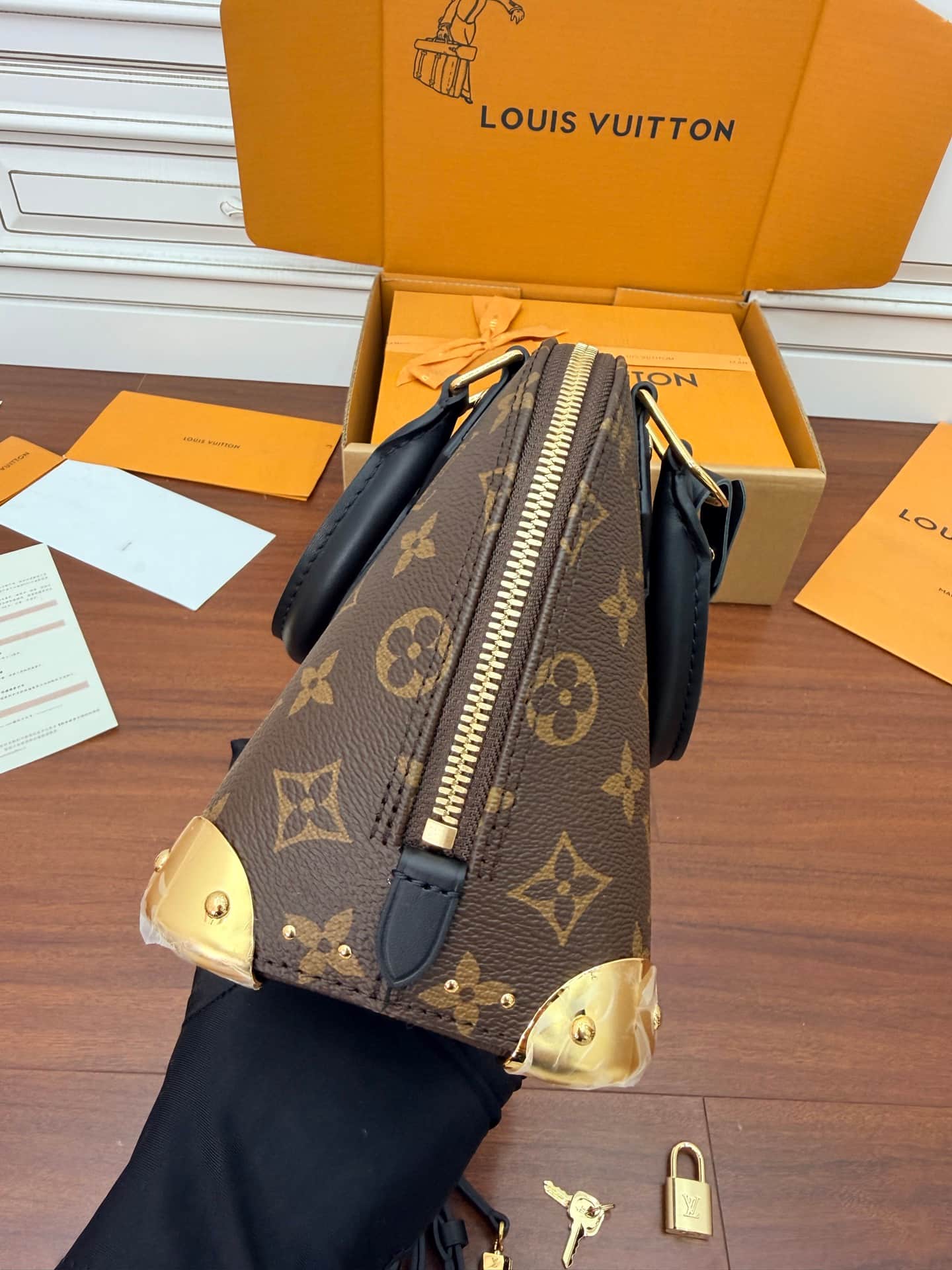 Louis Vuitton Alma Trunk BB Monogram coated canvas M26084 TOP
